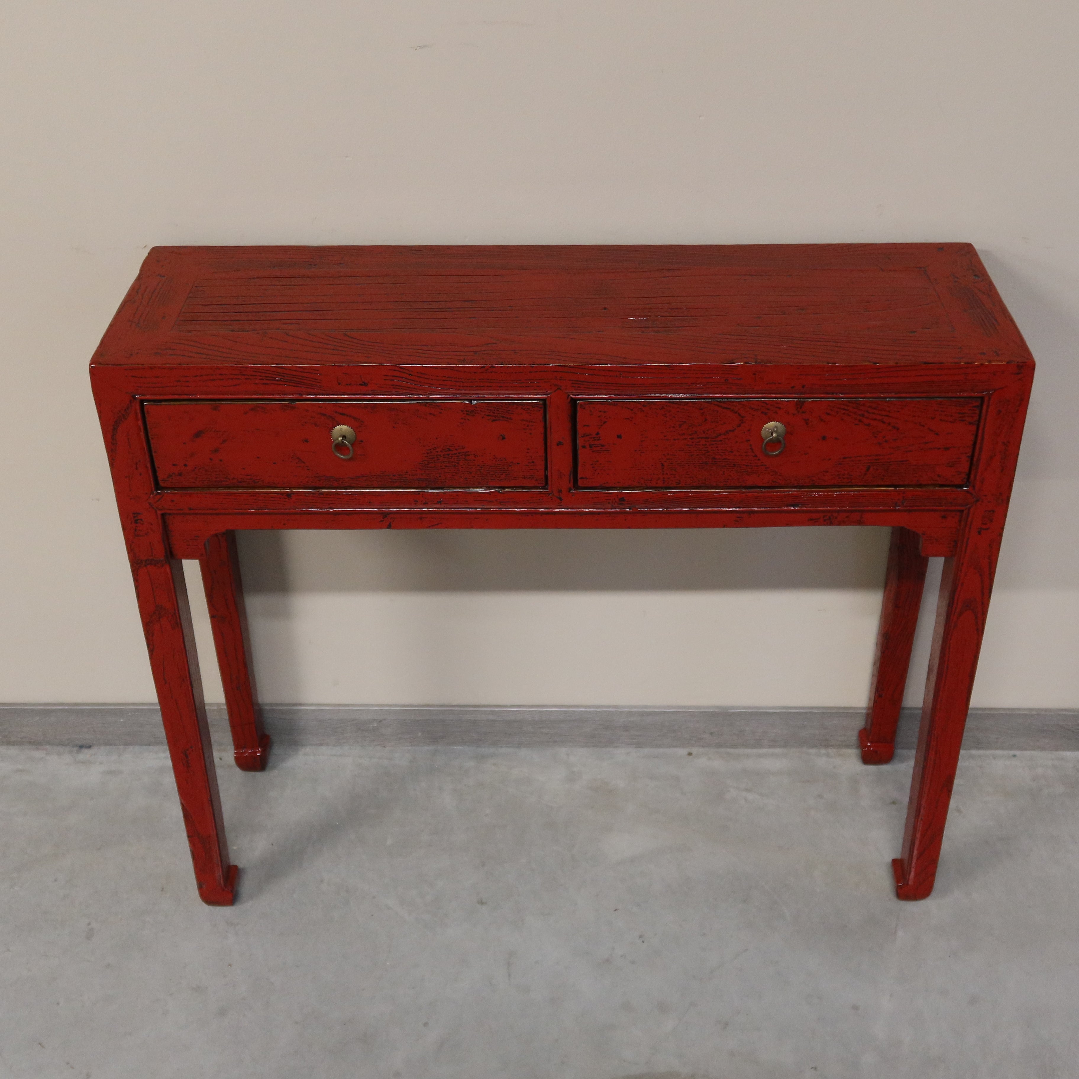 CONSOLLE CINESE LACCA ROSSA