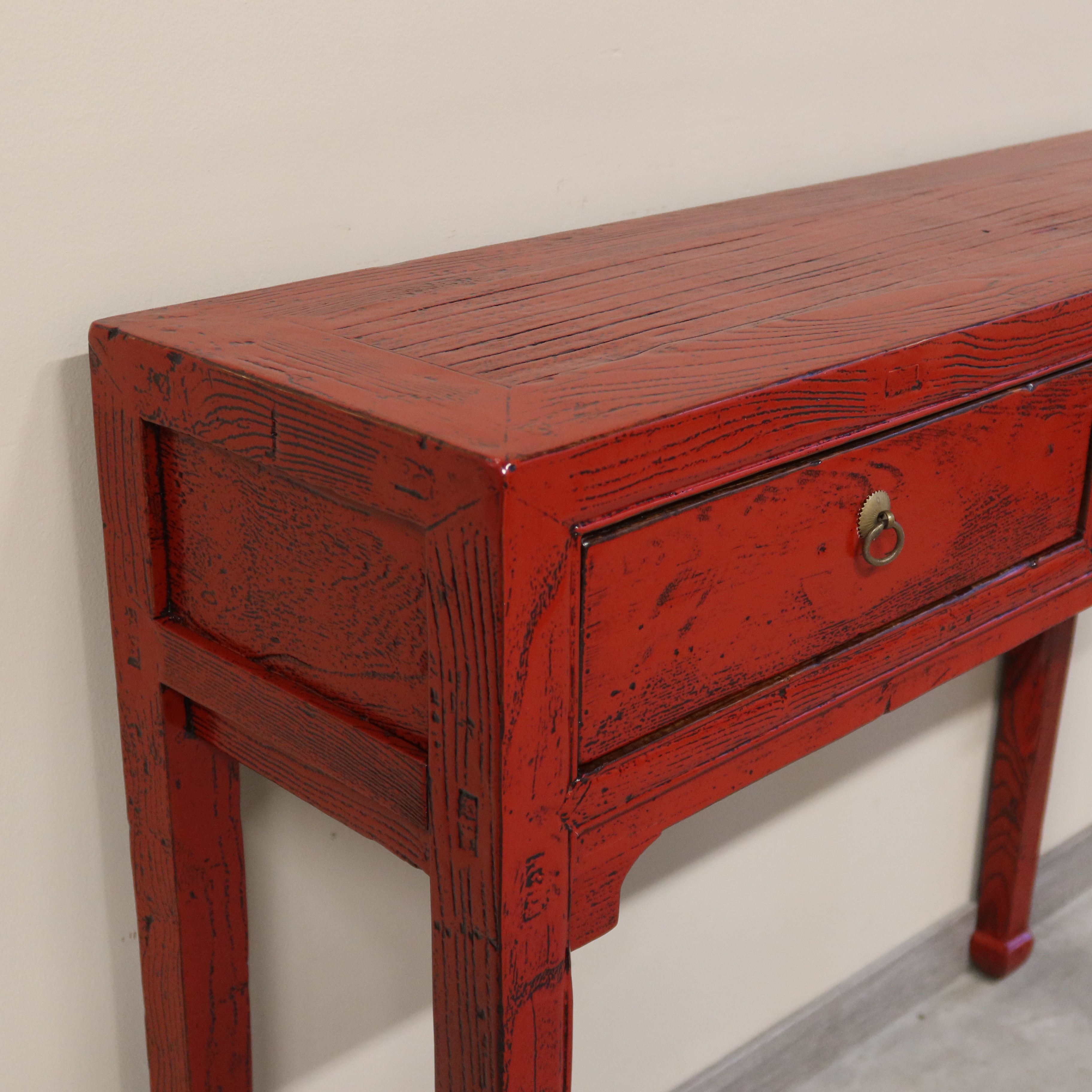 CONSOLLE CINESE LACCA ROSSA