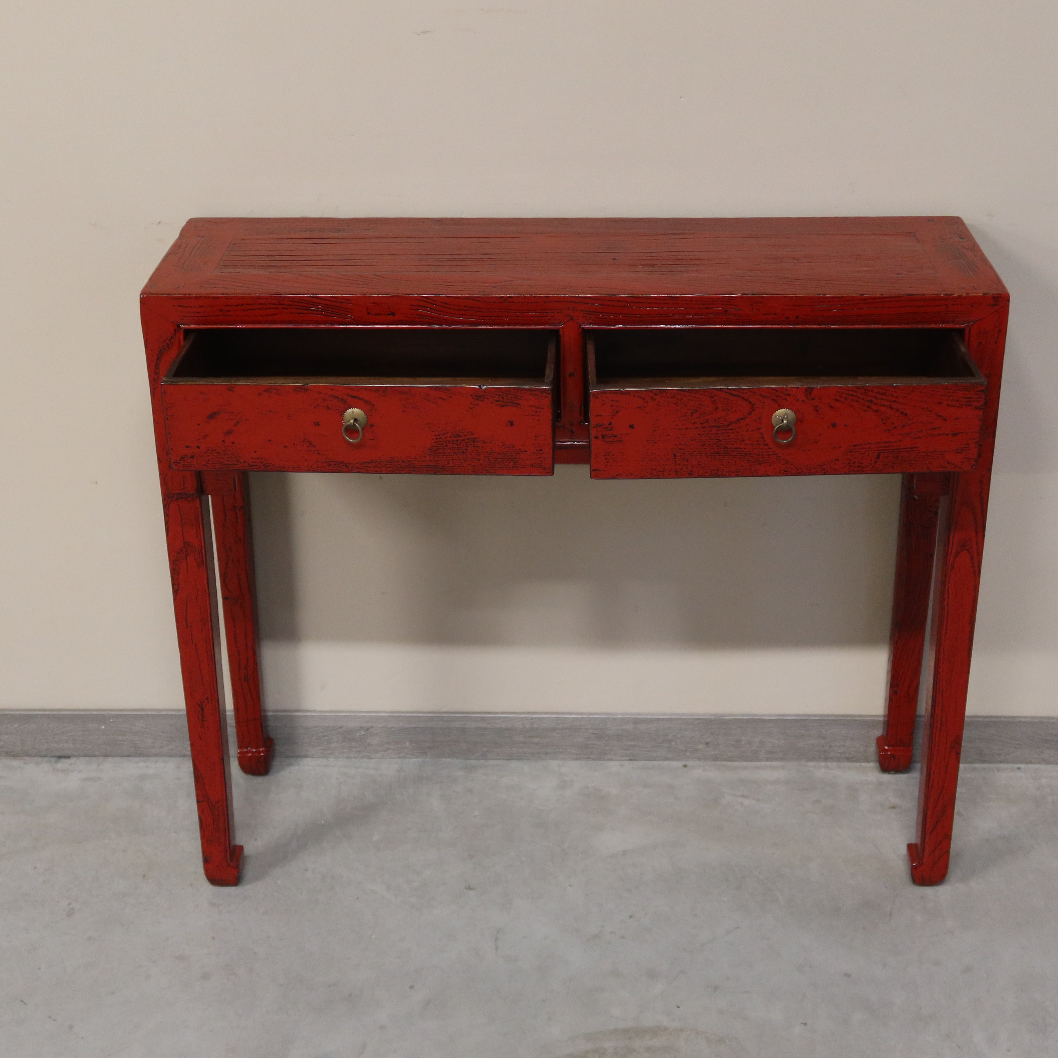 CONSOLLE CINESE LACCA ROSSA