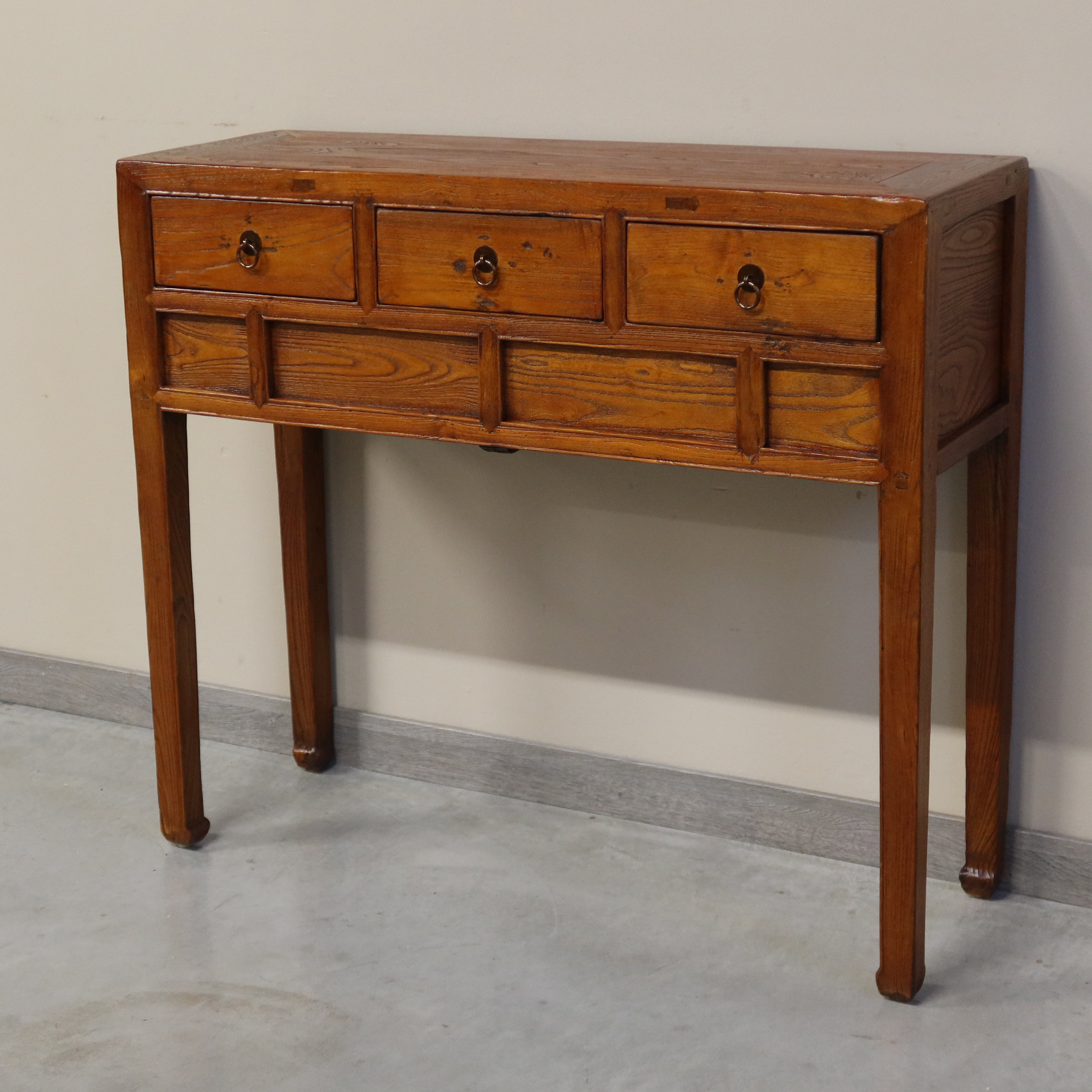 CONSOLLE OLMO CINESE CON CASSETTI