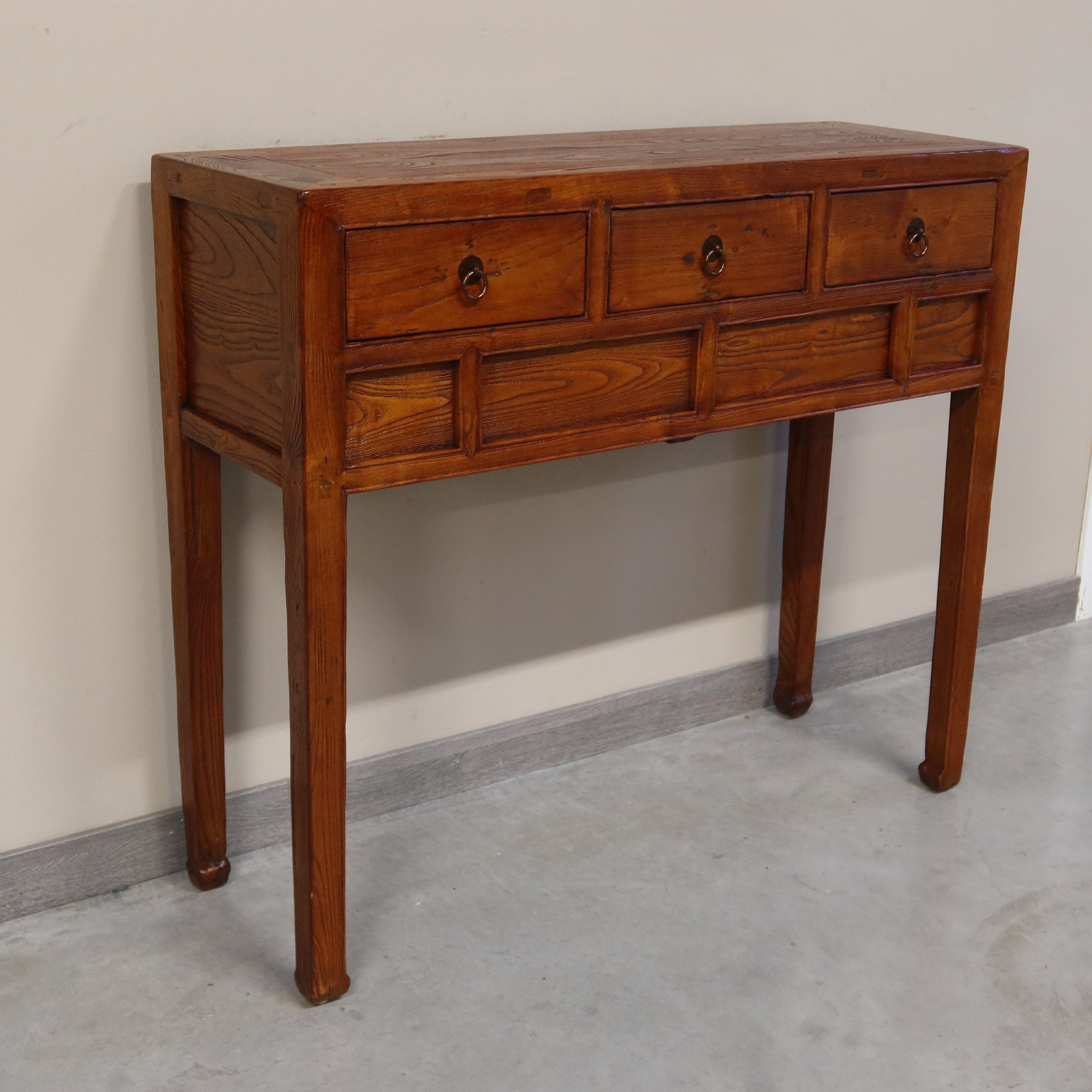 CONSOLLE OLMO CINESE CON CASSETTI