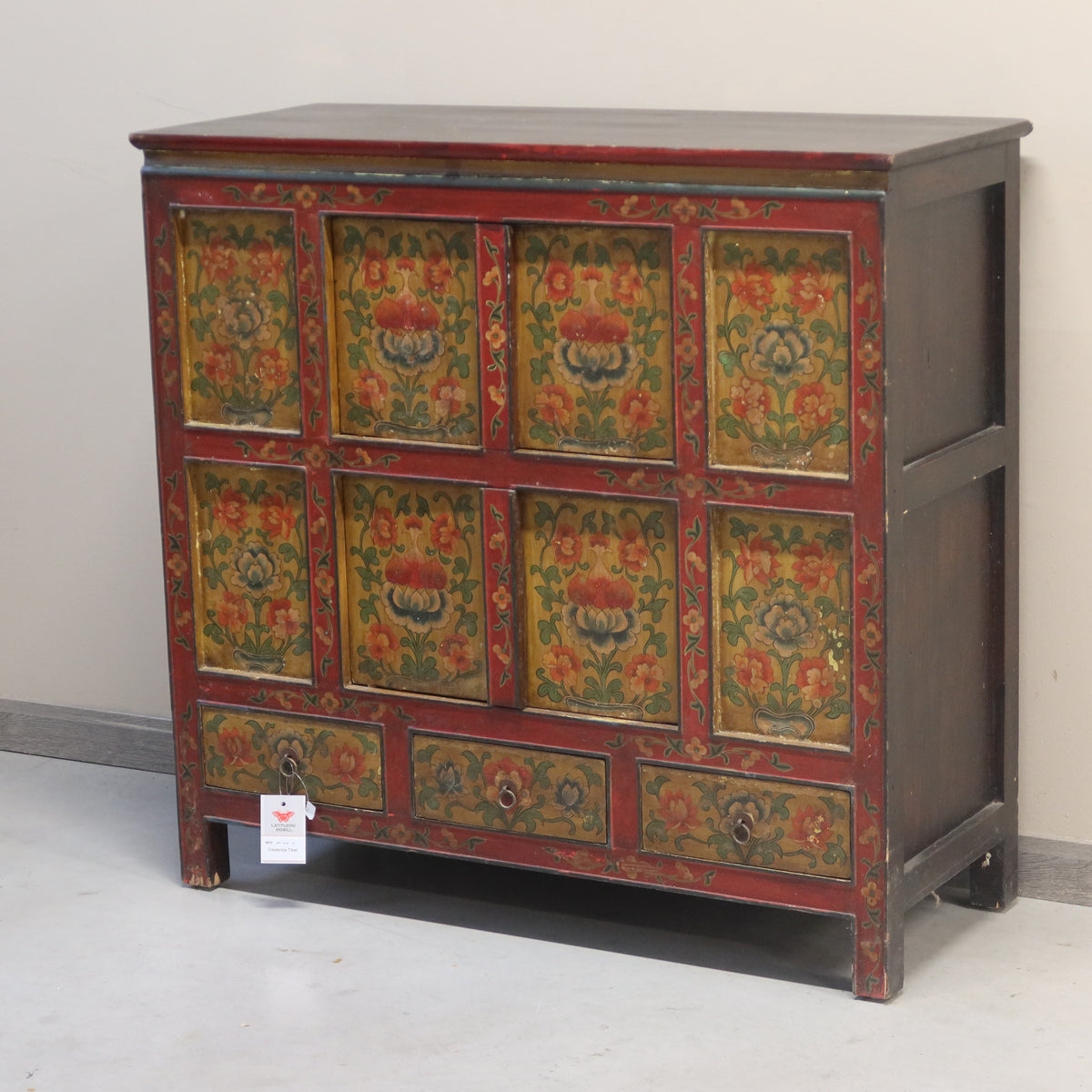 CREDENZA TIBET DECORATA