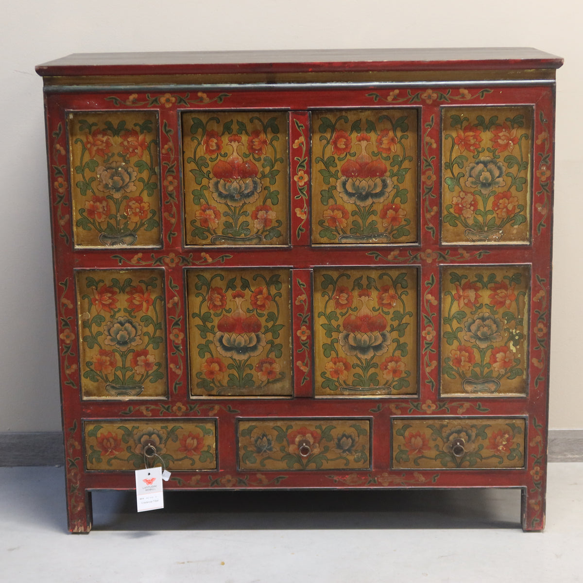 CREDENZA TIBET DECORATA