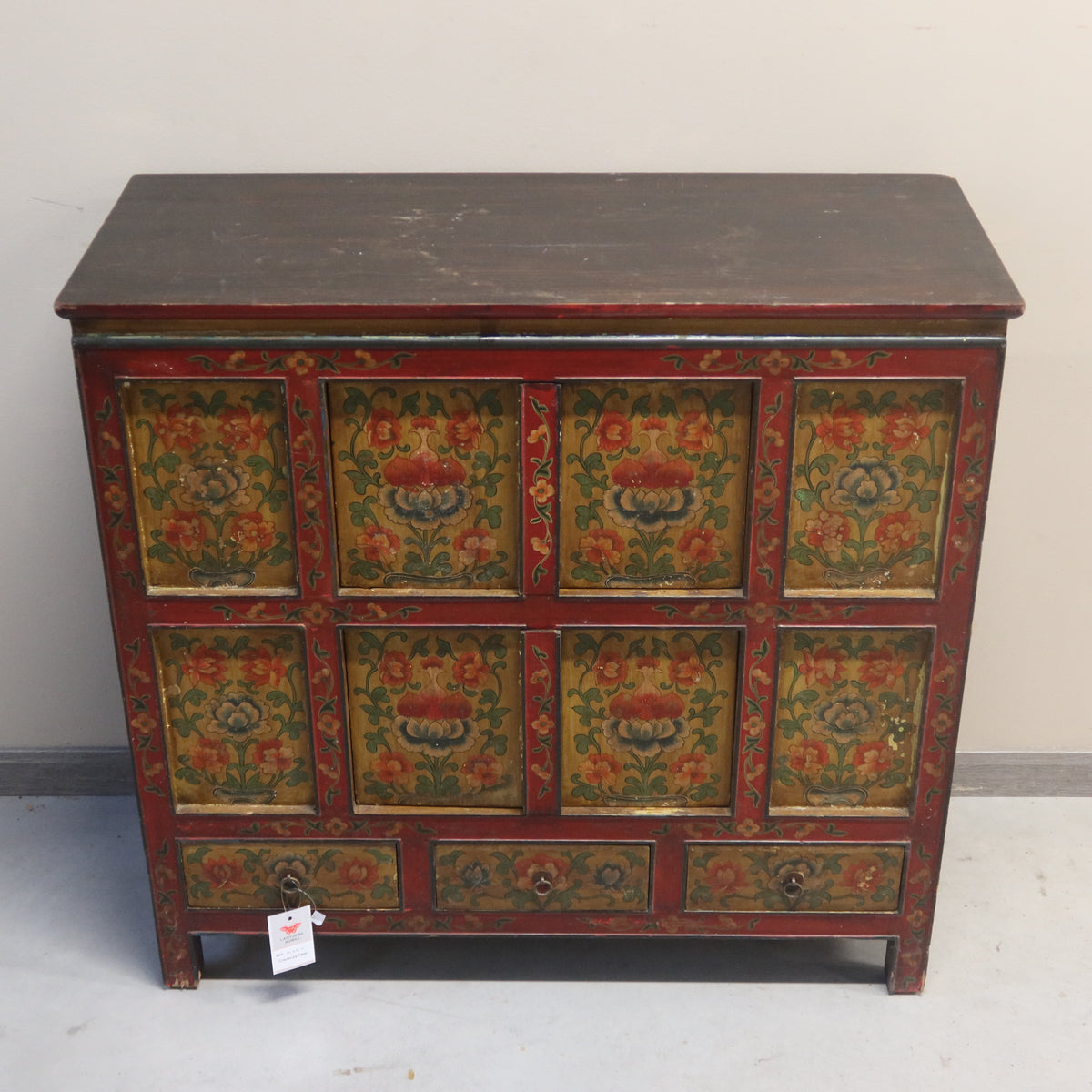 CREDENZA TIBET DECORATA