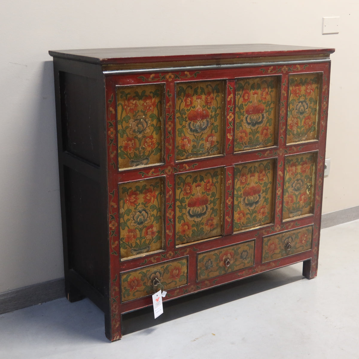 CREDENZA TIBET DECORATA