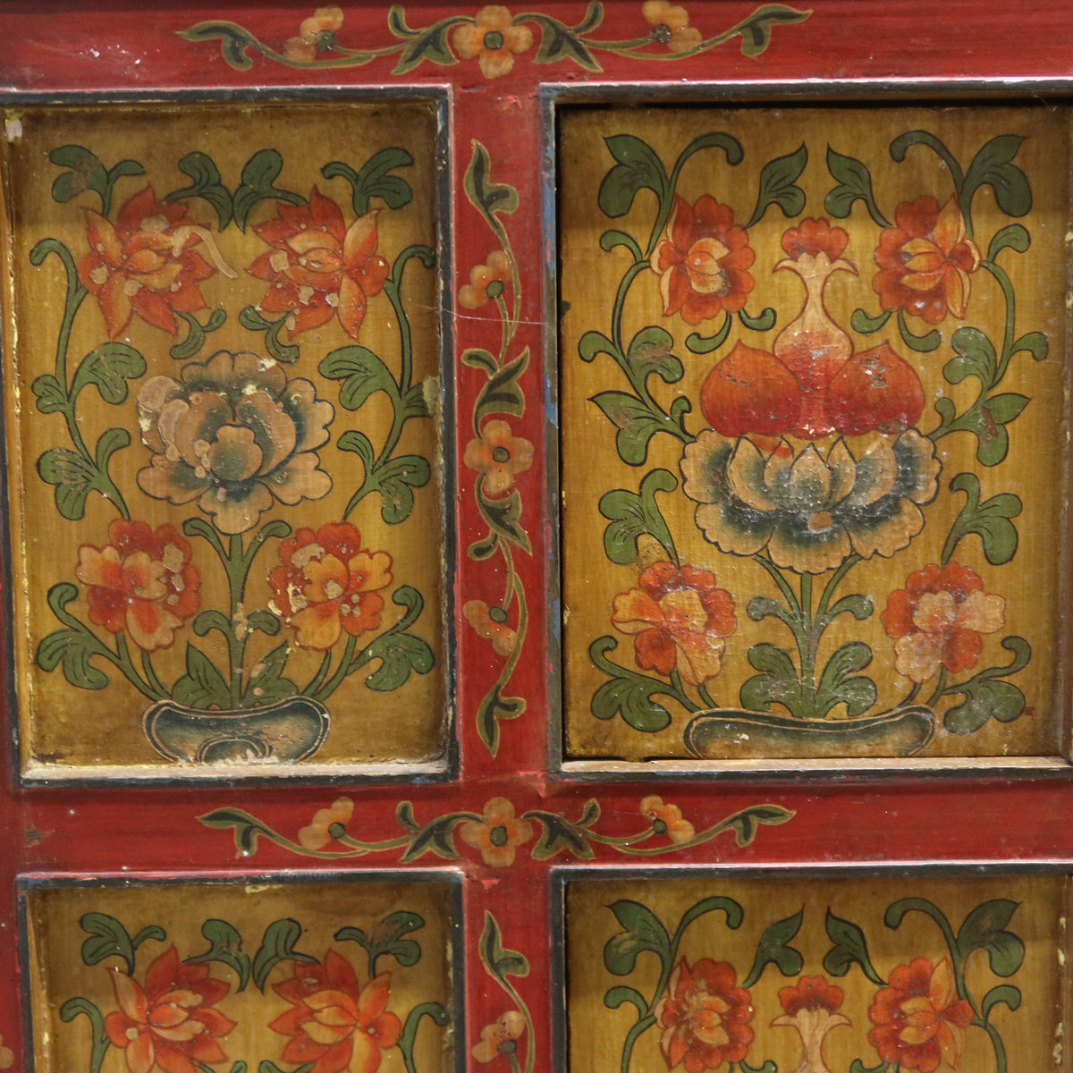 CREDENZA TIBET DECORATA