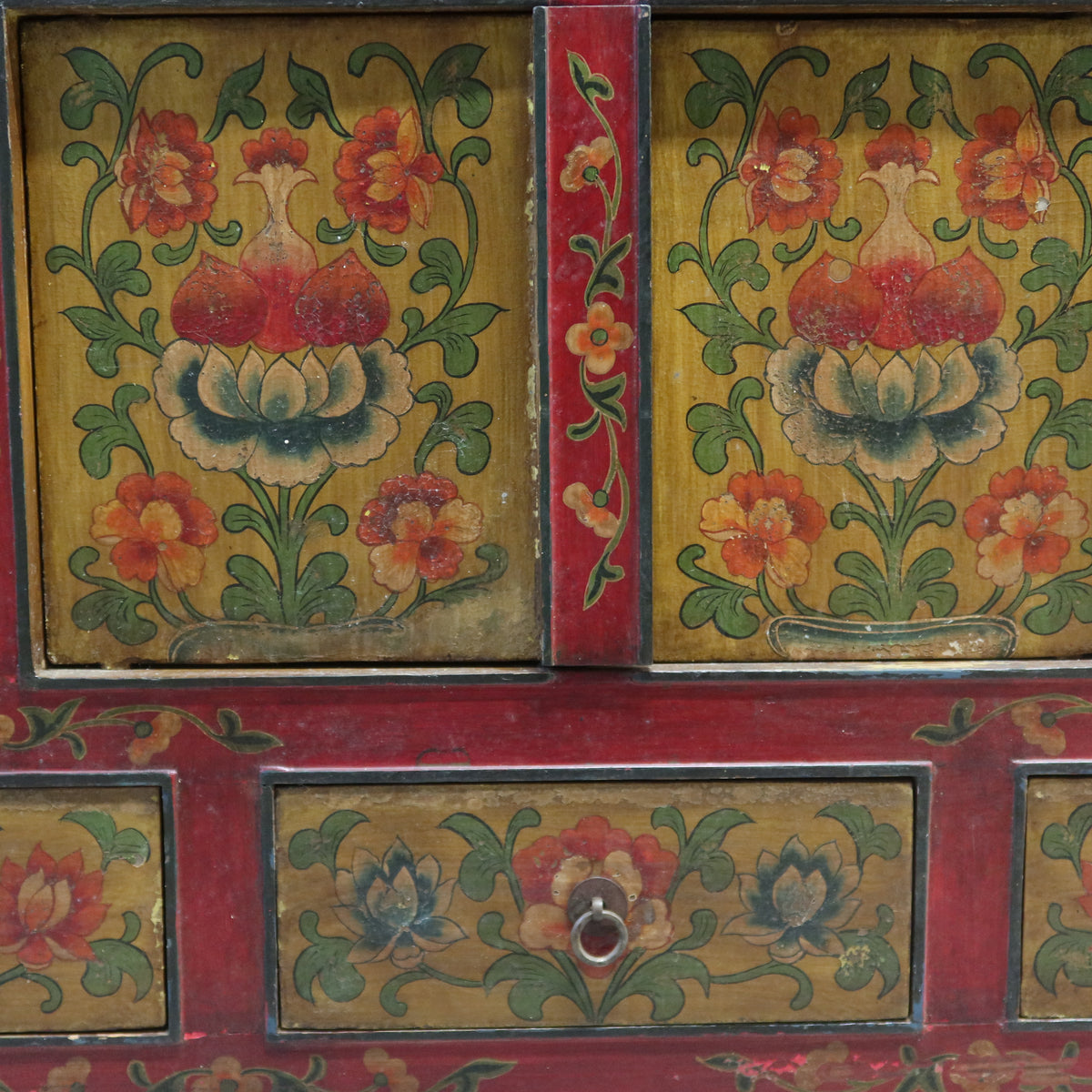 CREDENZA TIBET DECORATA