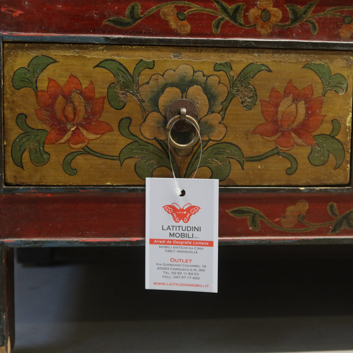CREDENZA TIBET DECORATA