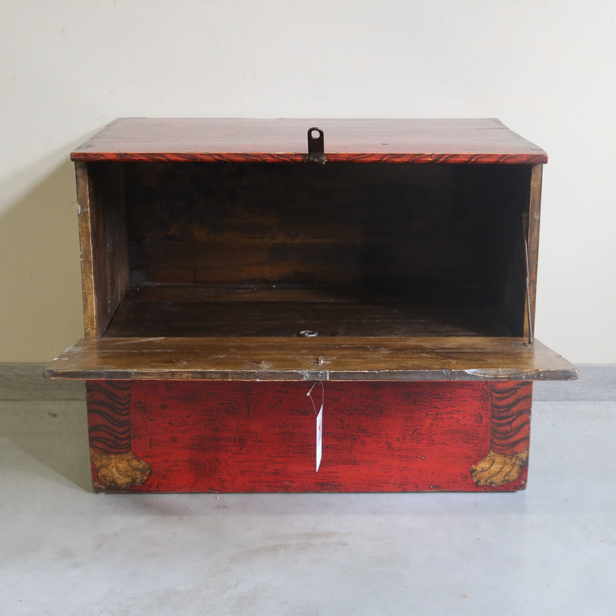BAULE DEL QINGHAI CON DECORO TIGRE