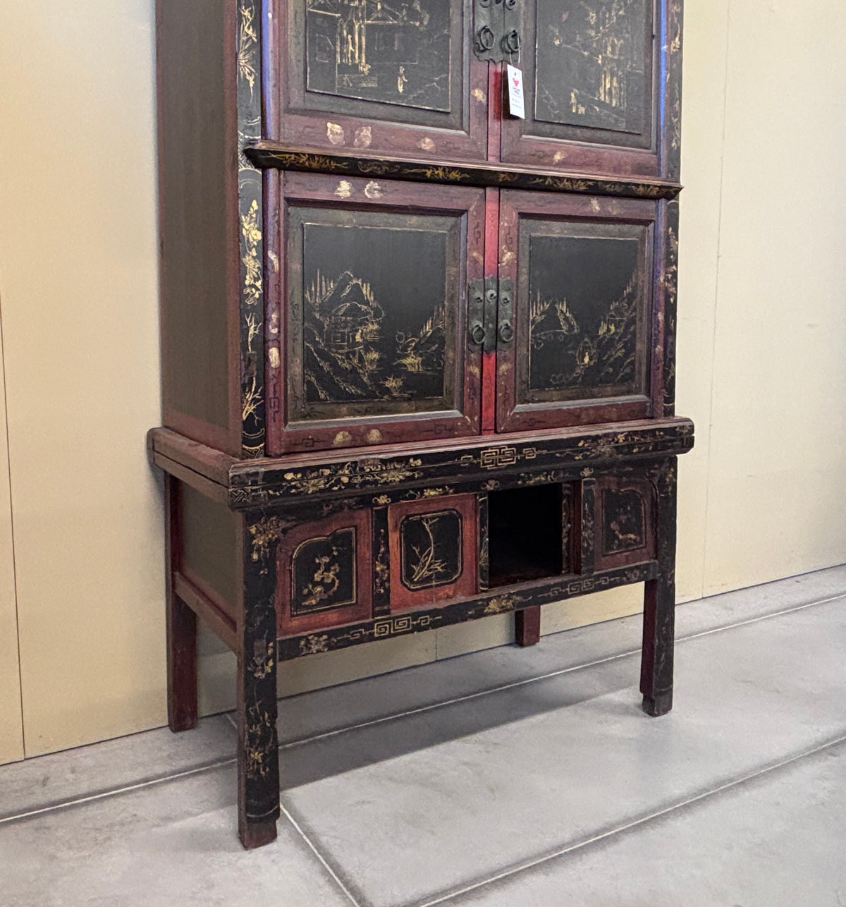 GRANDE ARMADIO FUJIAN DECORATO
