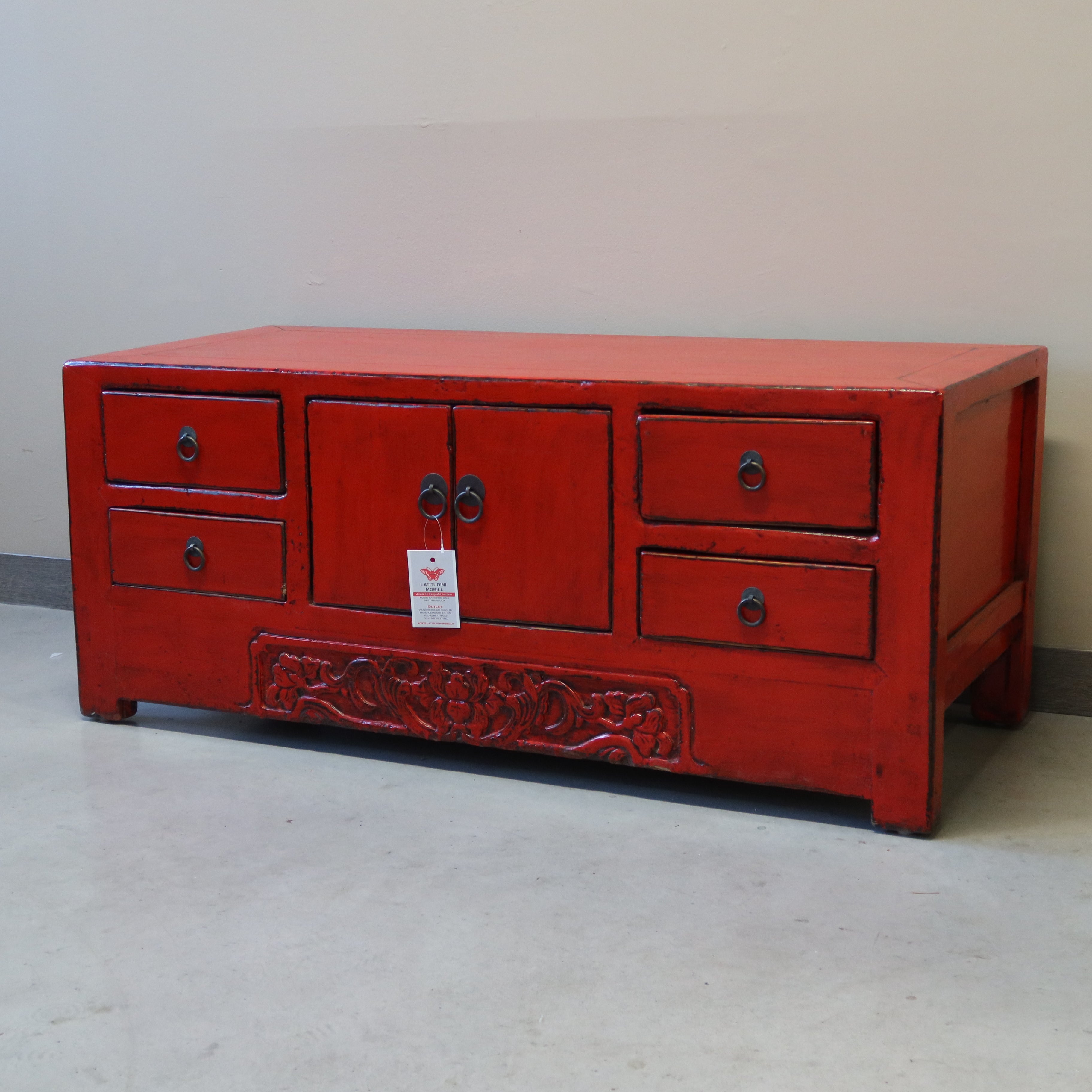 CASSAPANCA CINESE LACCA ROSSA