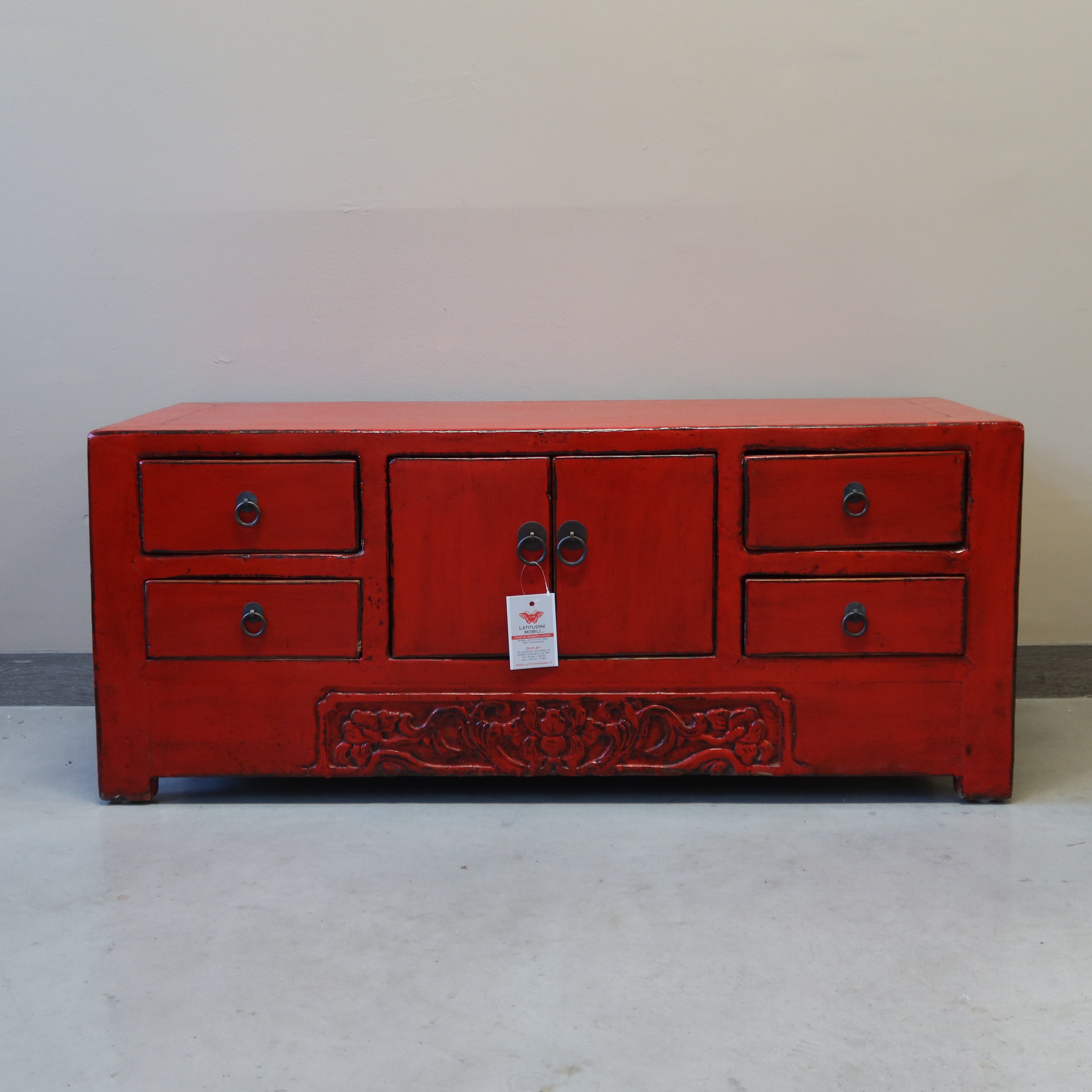 CASSAPANCA CINESE LACCA ROSSA