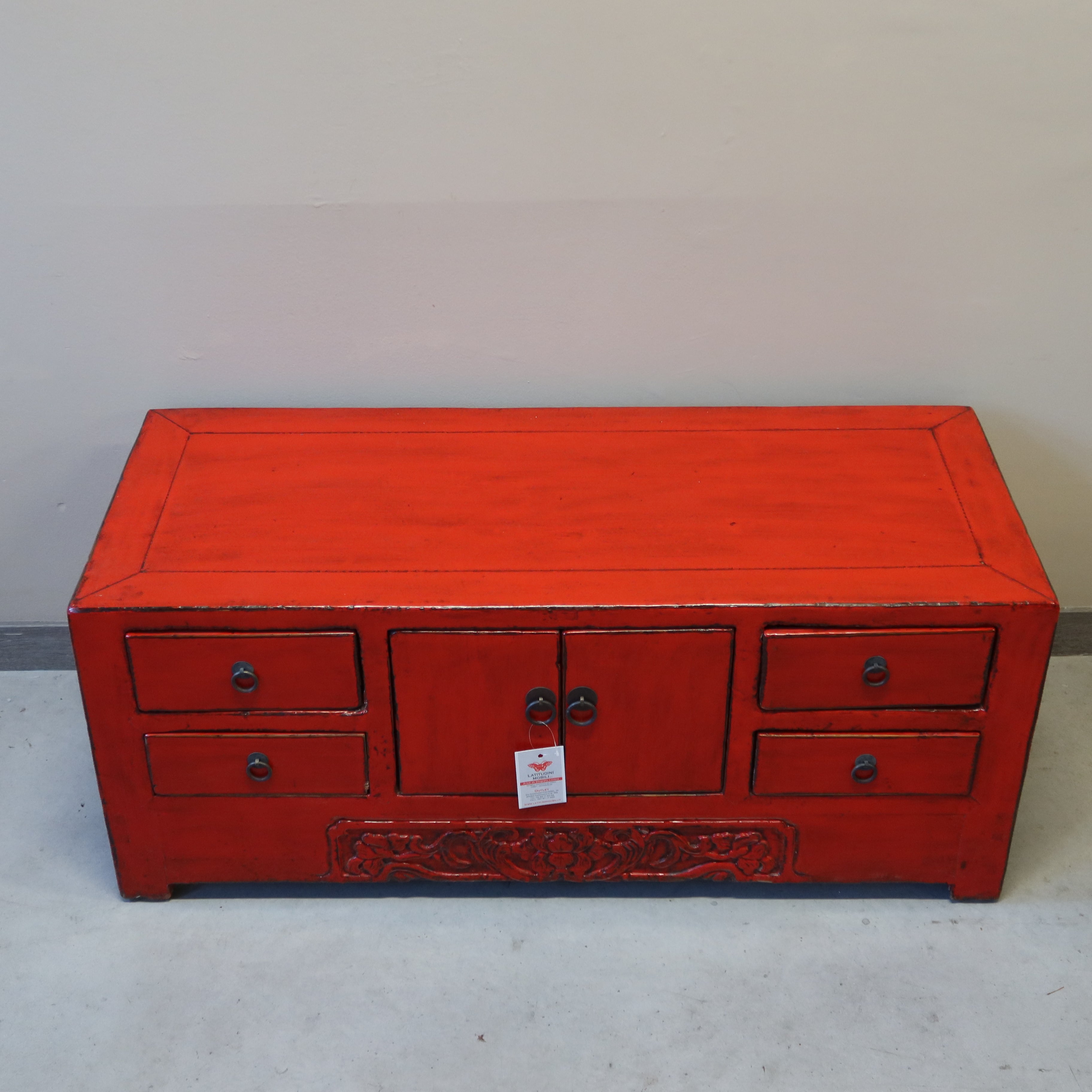 CASSAPANCA CINESE LACCA ROSSA