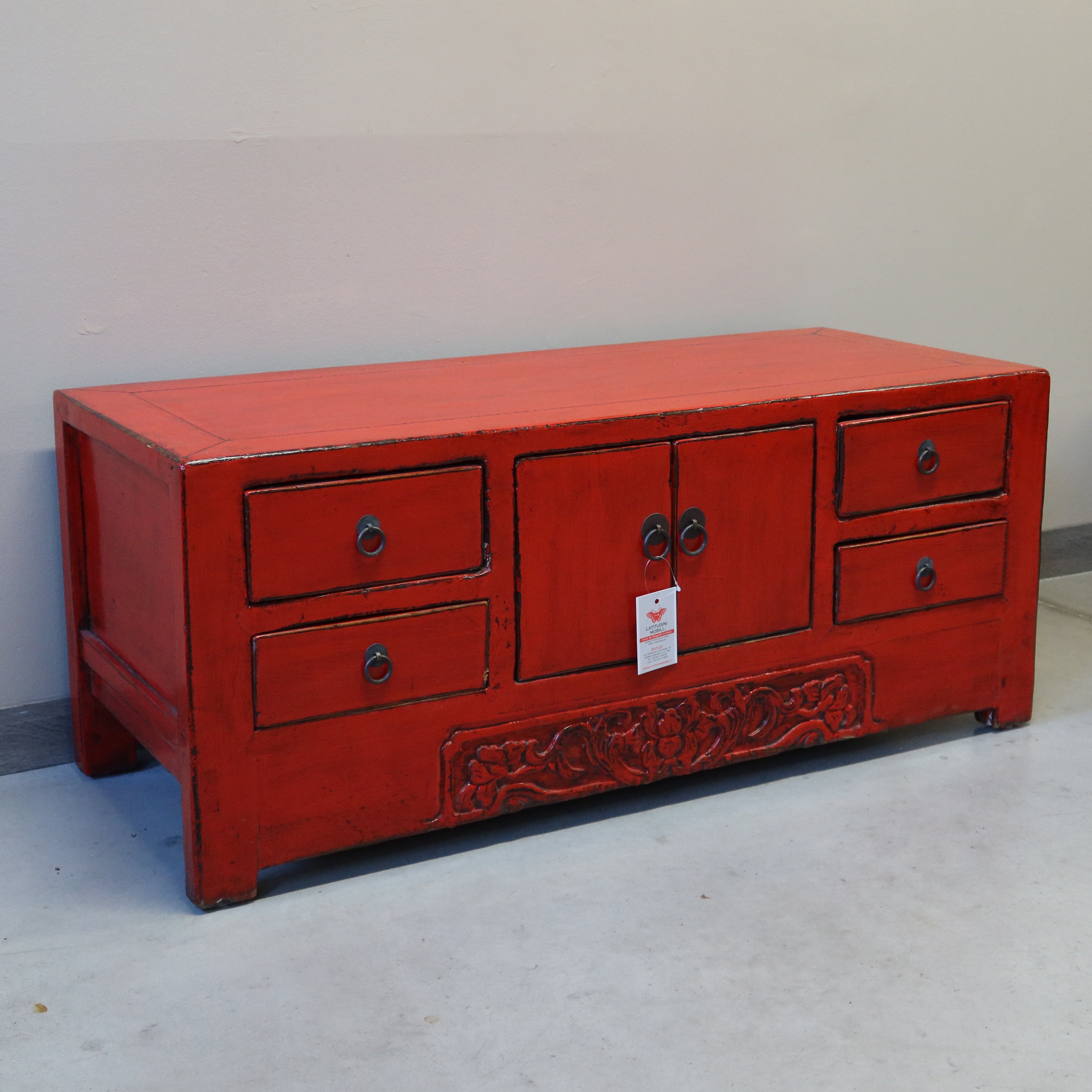 CASSAPANCA CINESE LACCA ROSSA