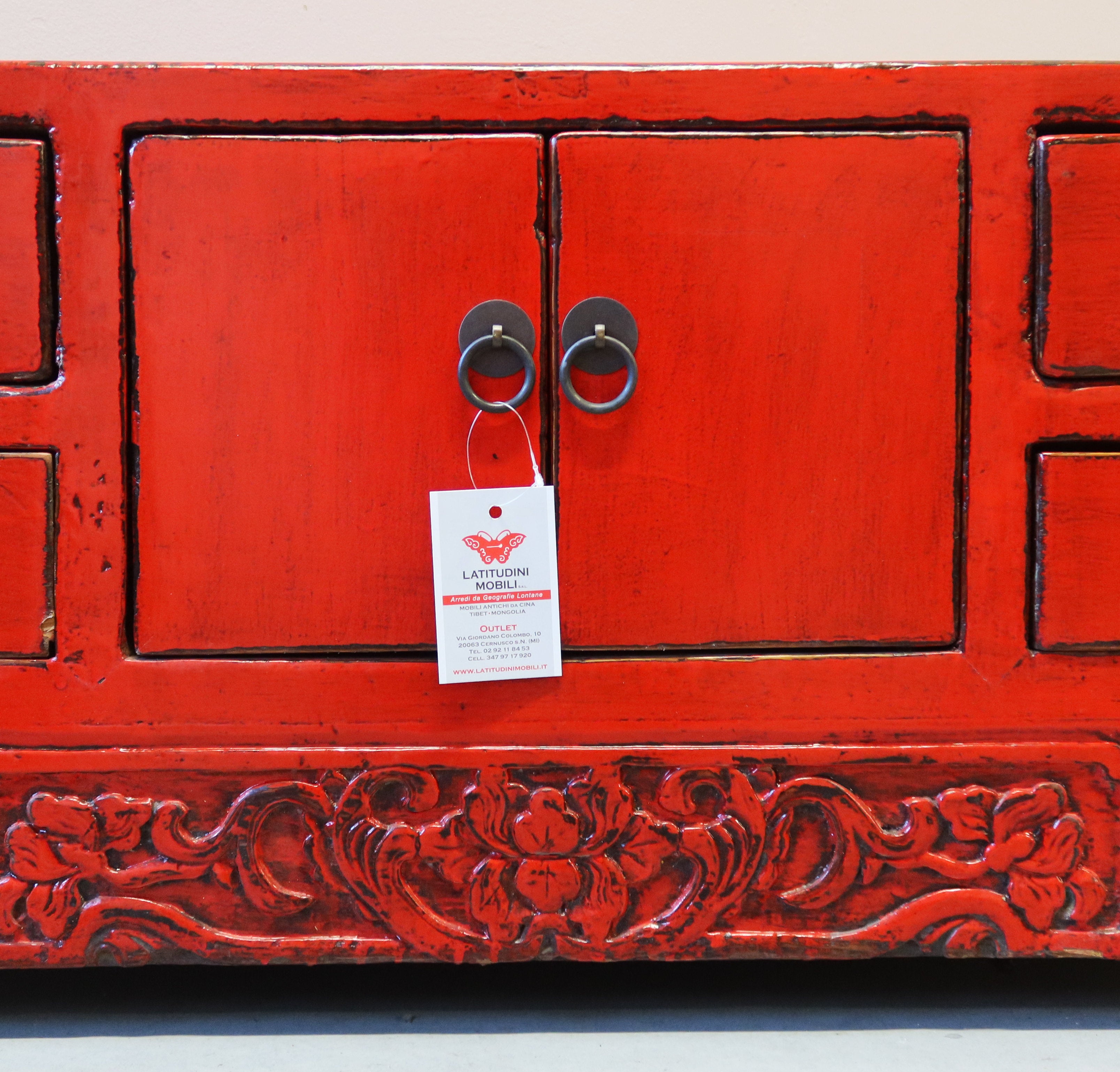 CASSAPANCA CINESE LACCA ROSSA