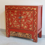 MADIETTA SHANXI LACCA ROSSA DEC GREMBIULE INTAGLIATO