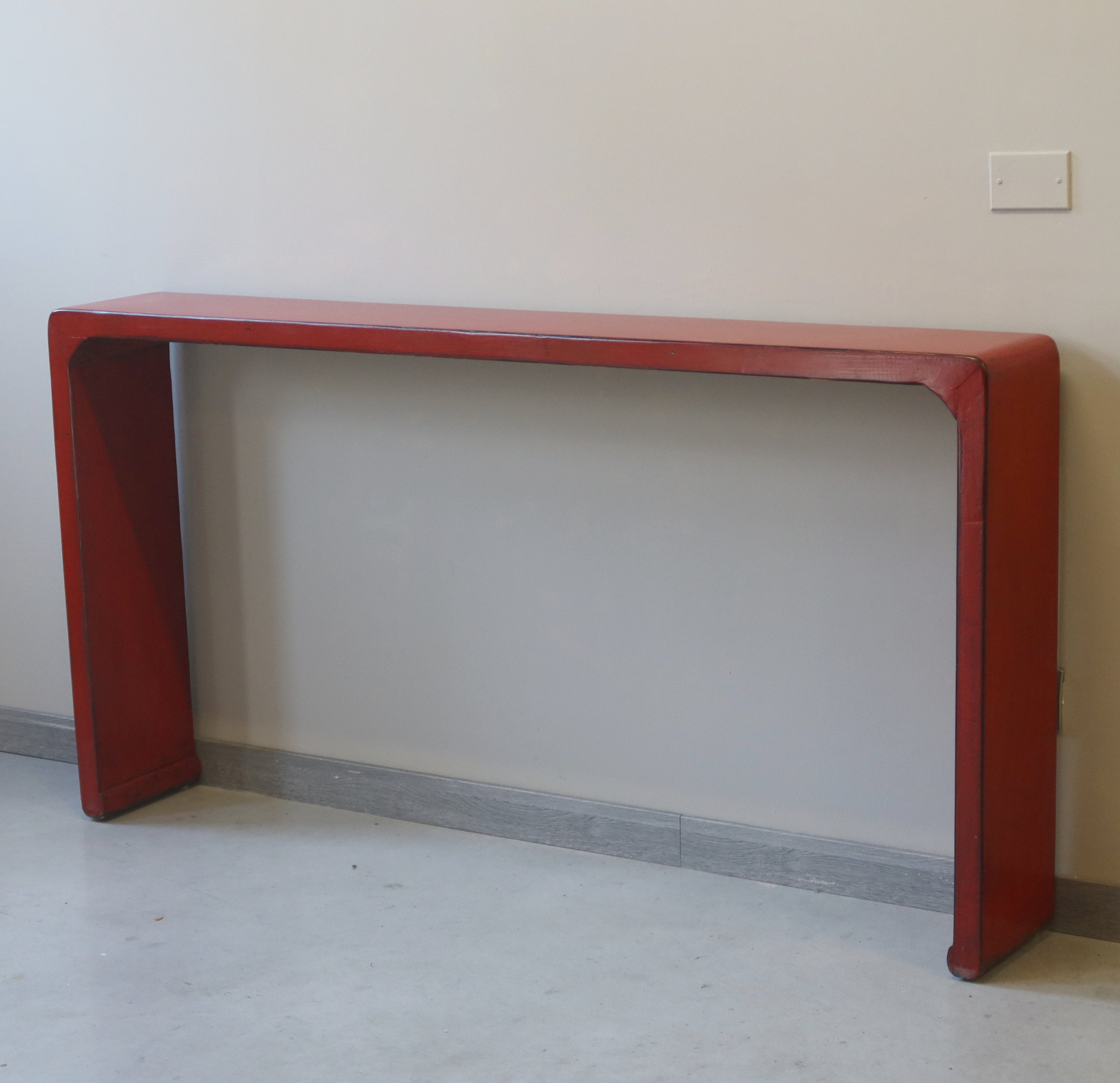 CONSOLLE CINESE IN LACCA ROSSA
