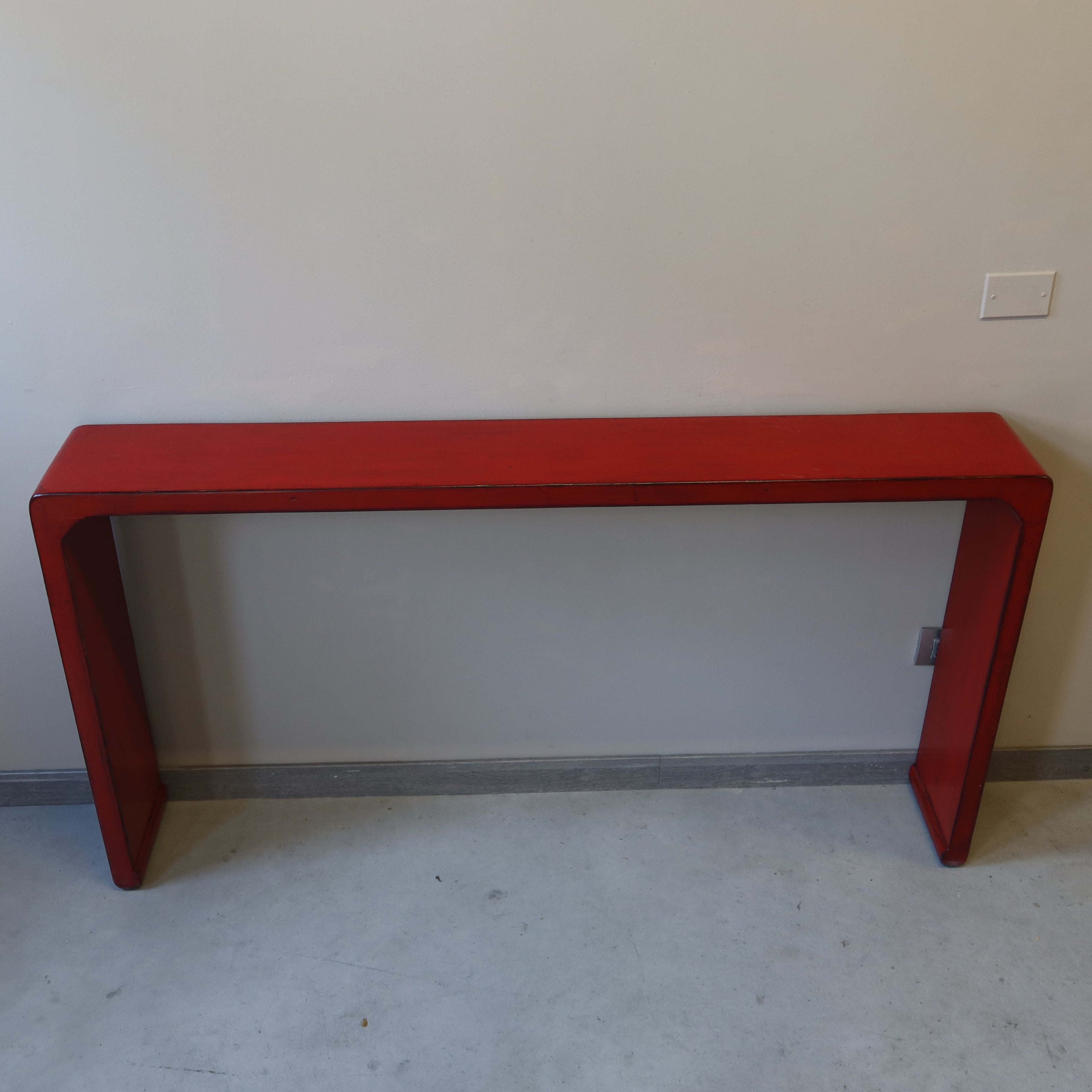 CONSOLLE CINESE IN LACCA ROSSA