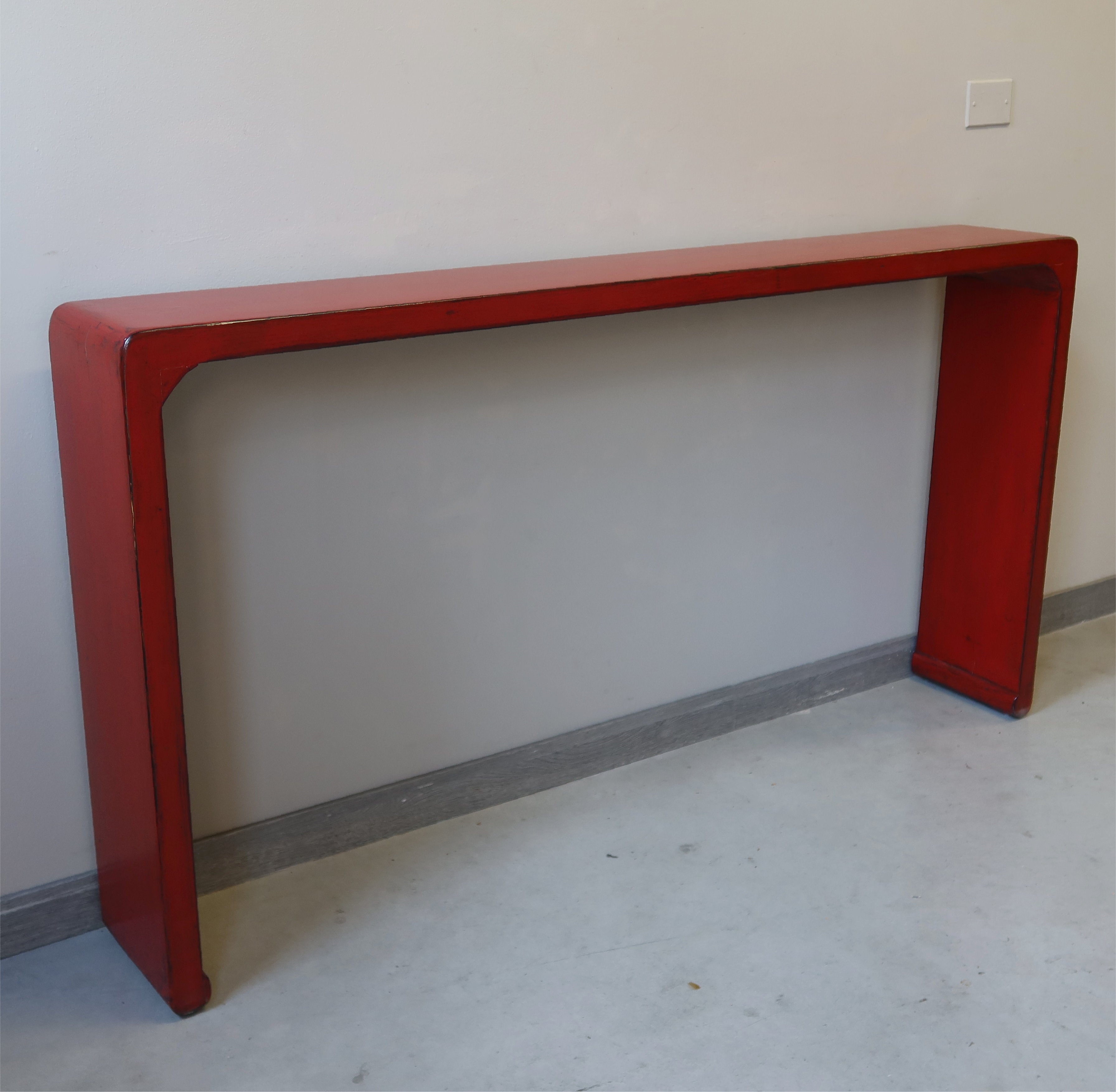 CONSOLLE CINESE IN LACCA ROSSA