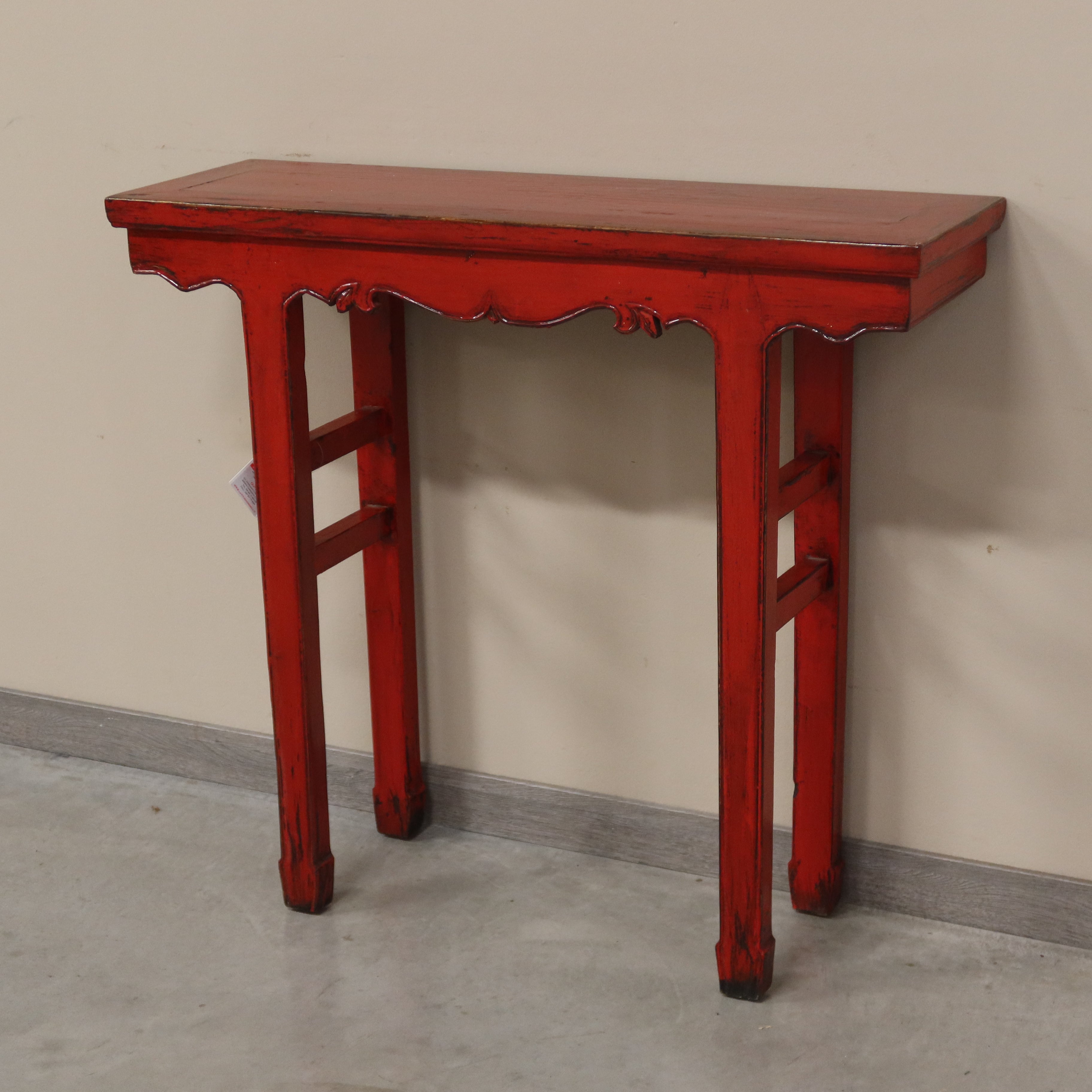 CONSOLLE CINESE ROSSA