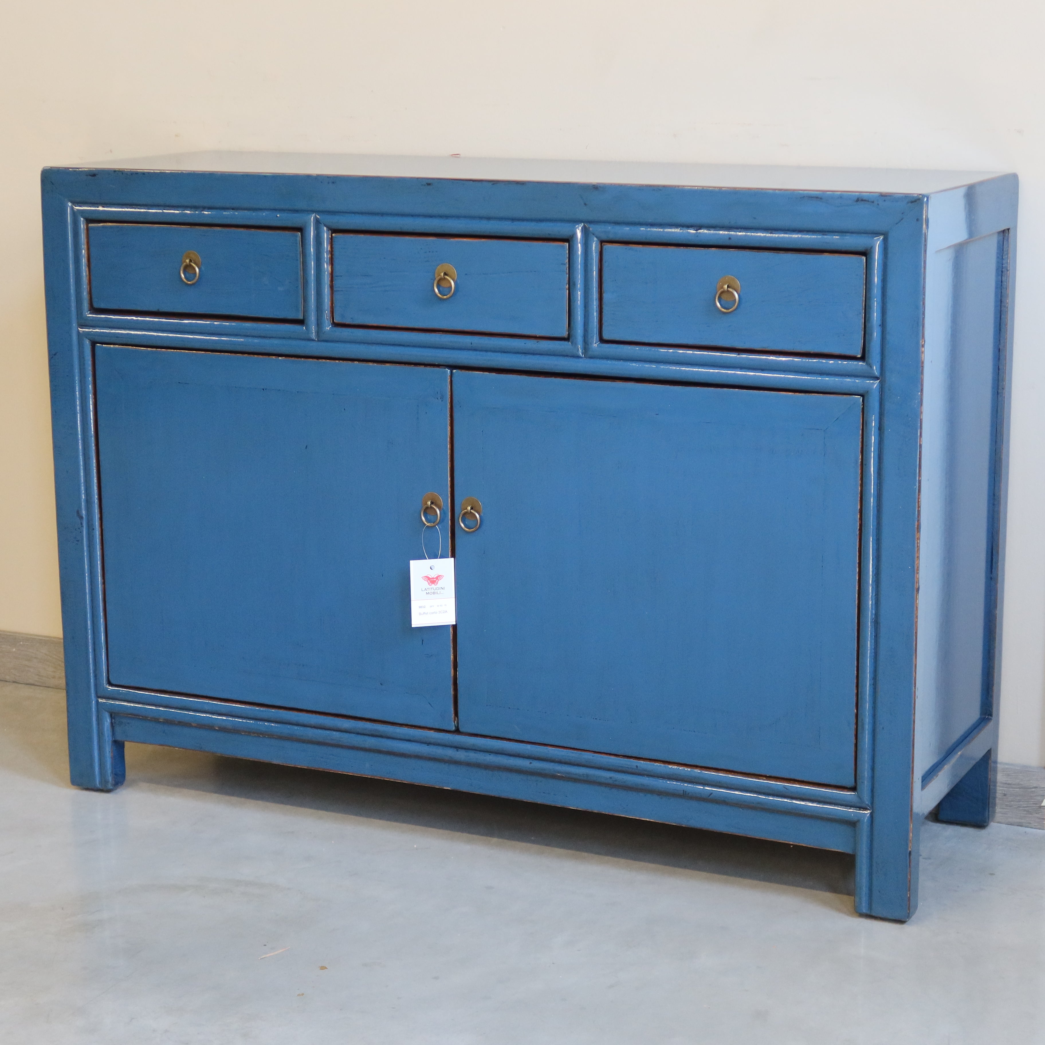 BUFFET GANZU LACCA BLU