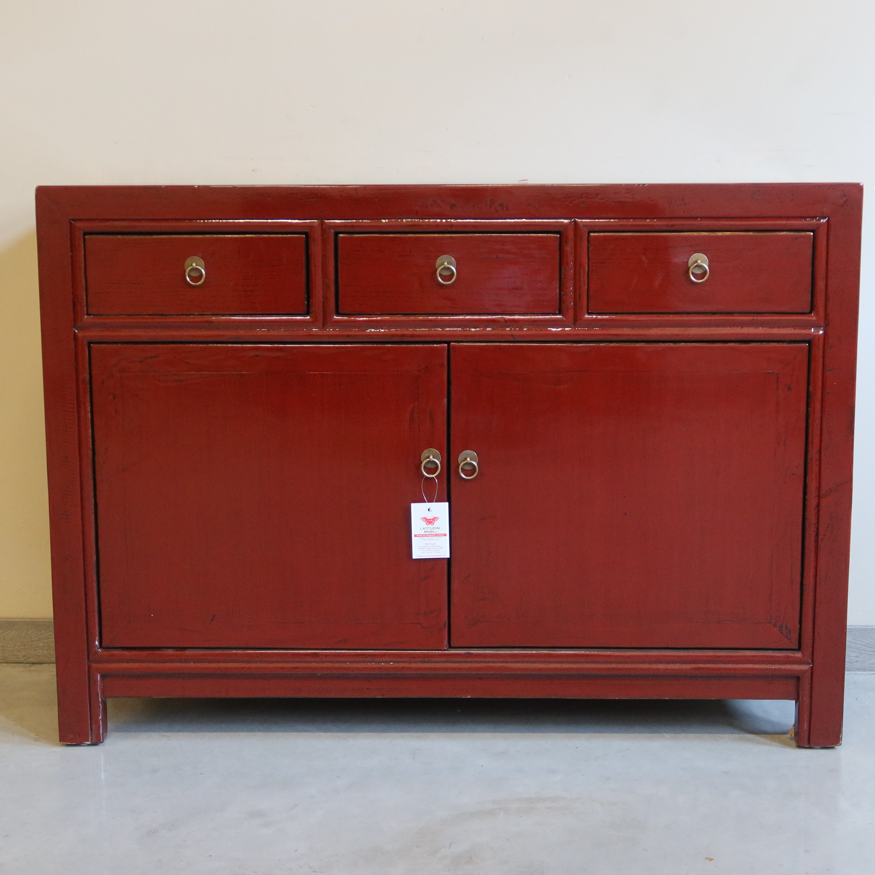BUFFET DEL GANZU LACCA BORDEAUX