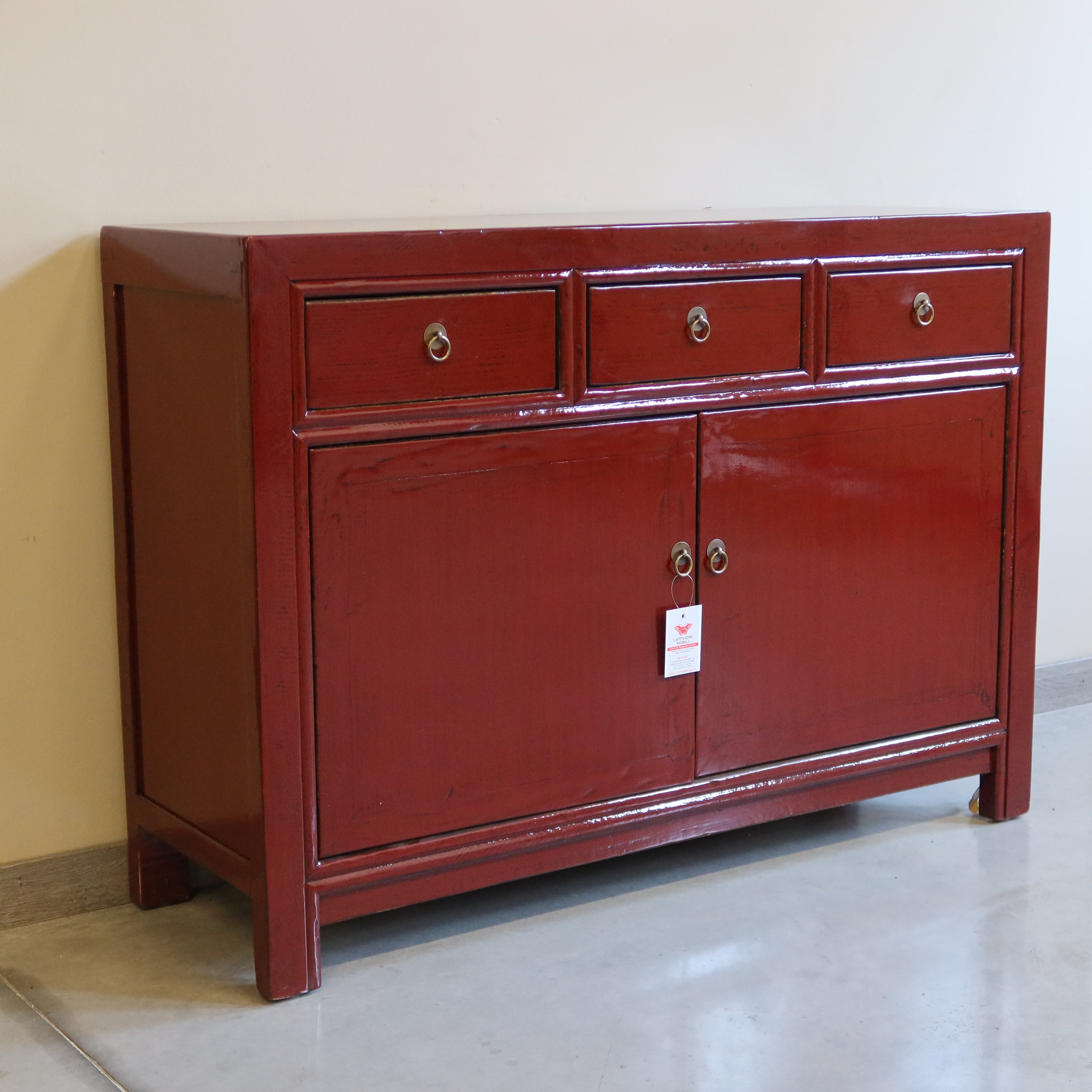 BUFFET DEL GANZU LACCA BORDEAUX
