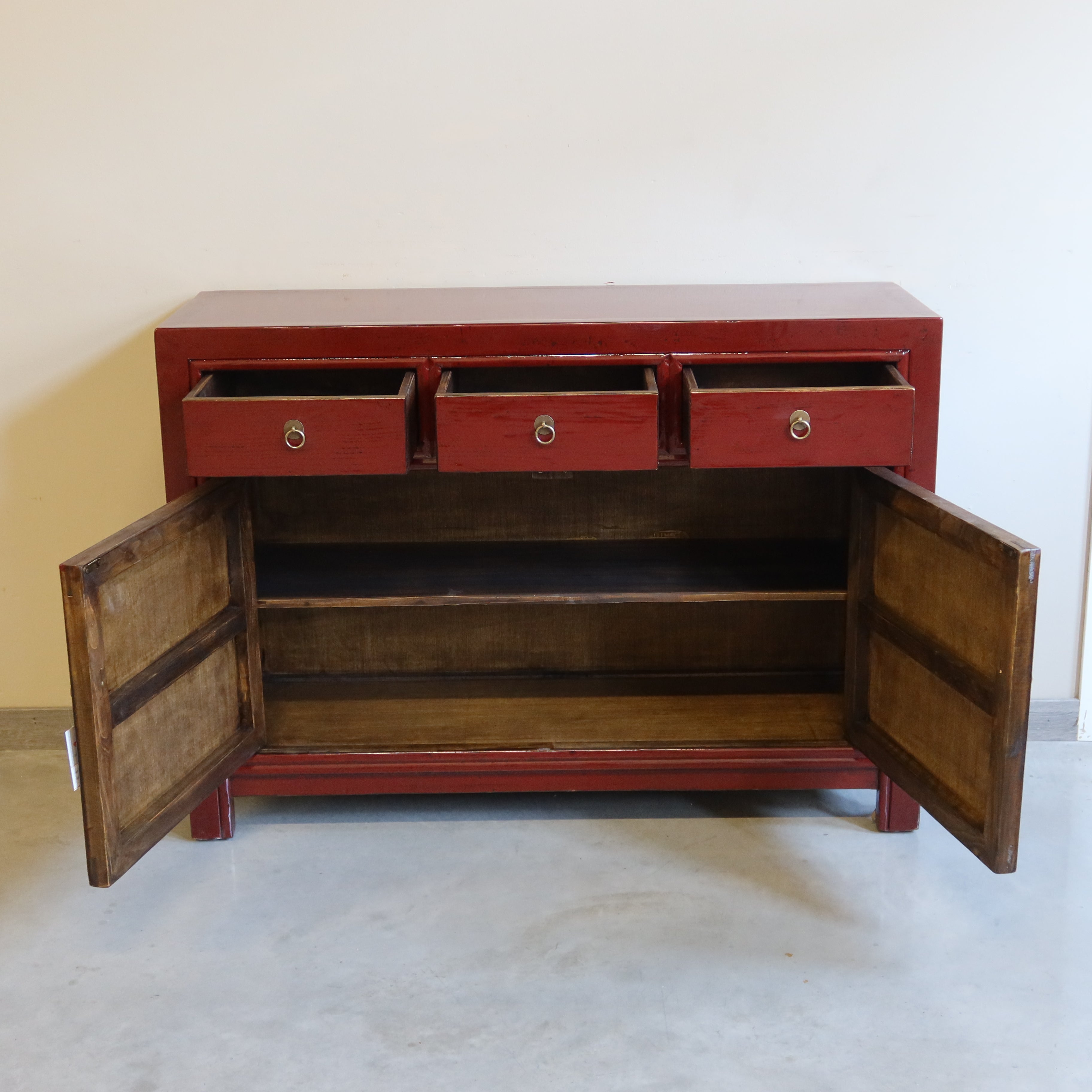 BUFFET DEL GANZU LACCA BORDEAUX