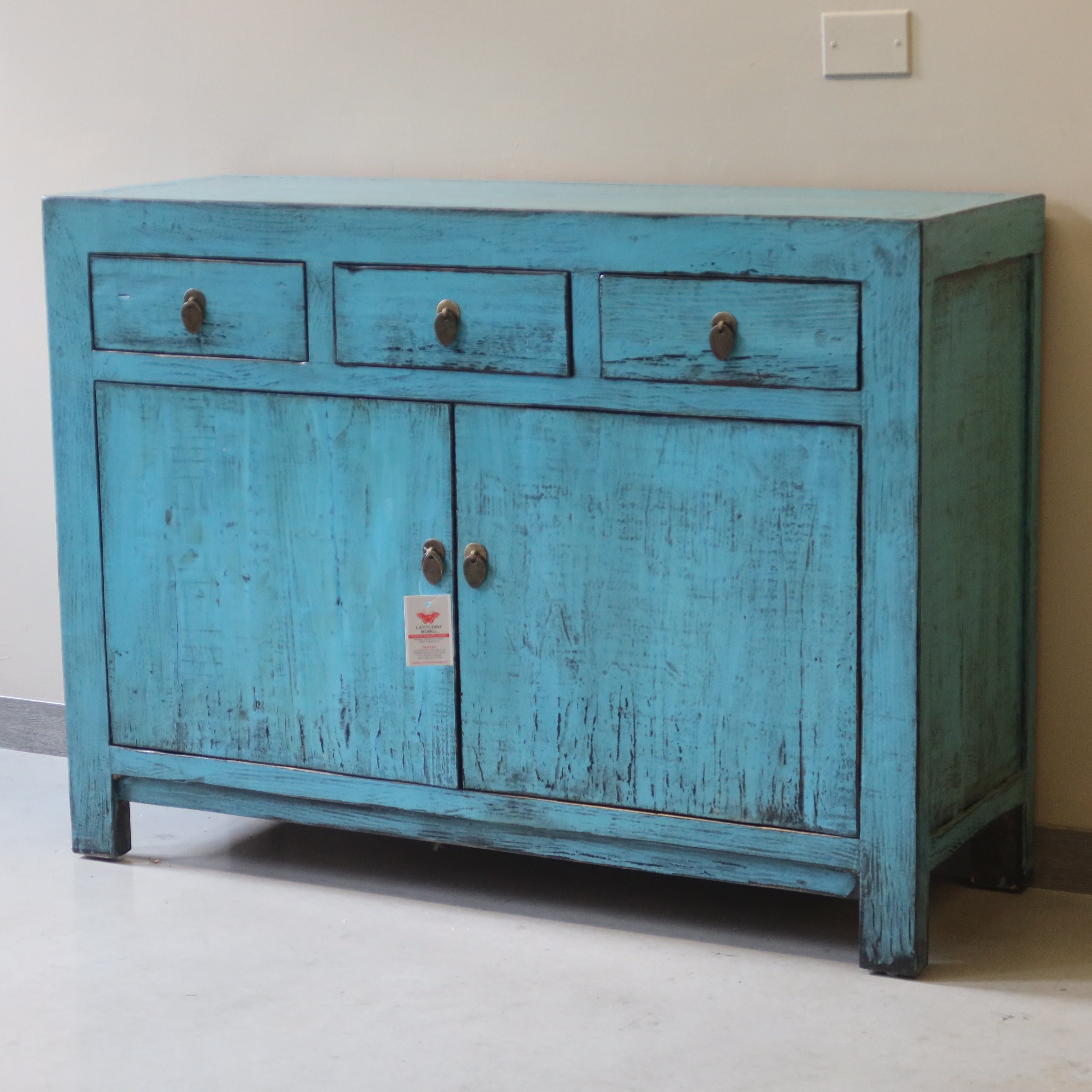 BUFFET DEL GANZU LACCA AZZURRA