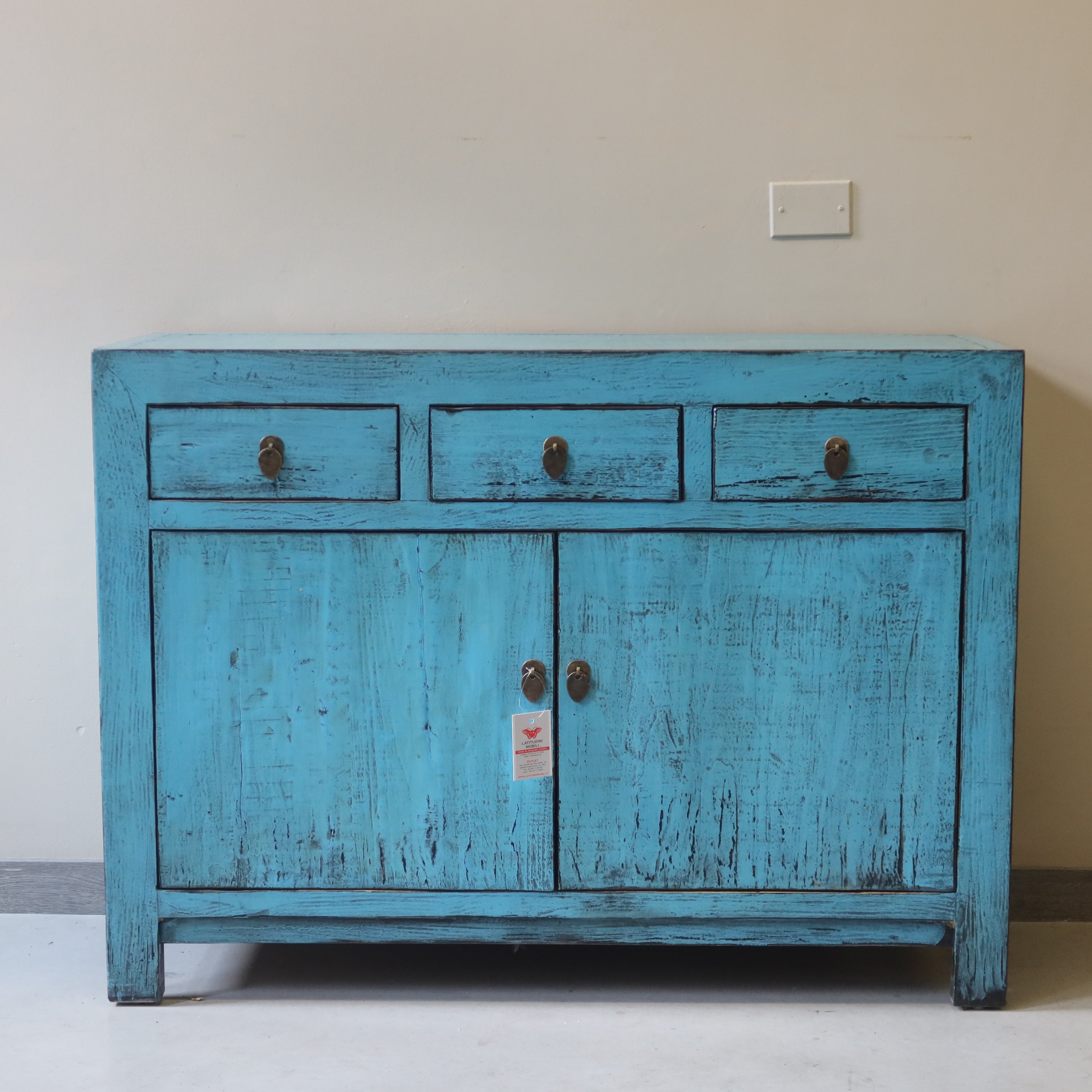 BUFFET DEL GANZU LACCA AZZURRA