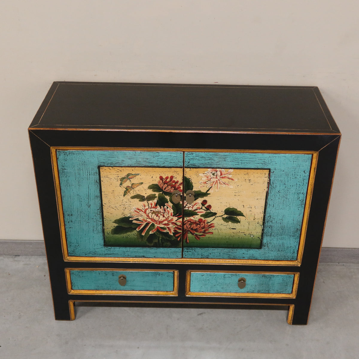 CREDENZA MONGOLIA LACCA DECORATA