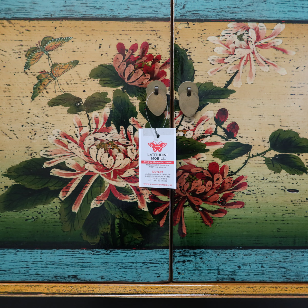 CREDENZA MONGOLIA LACCA DECORATA
