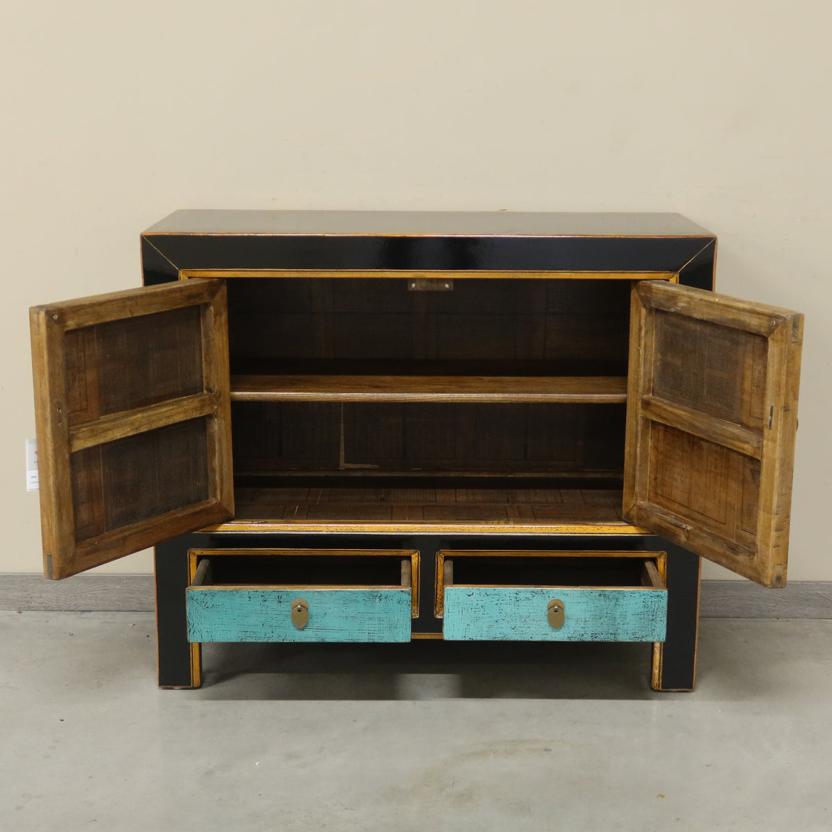 CREDENZA MONGOLIA LACCA DECORATA