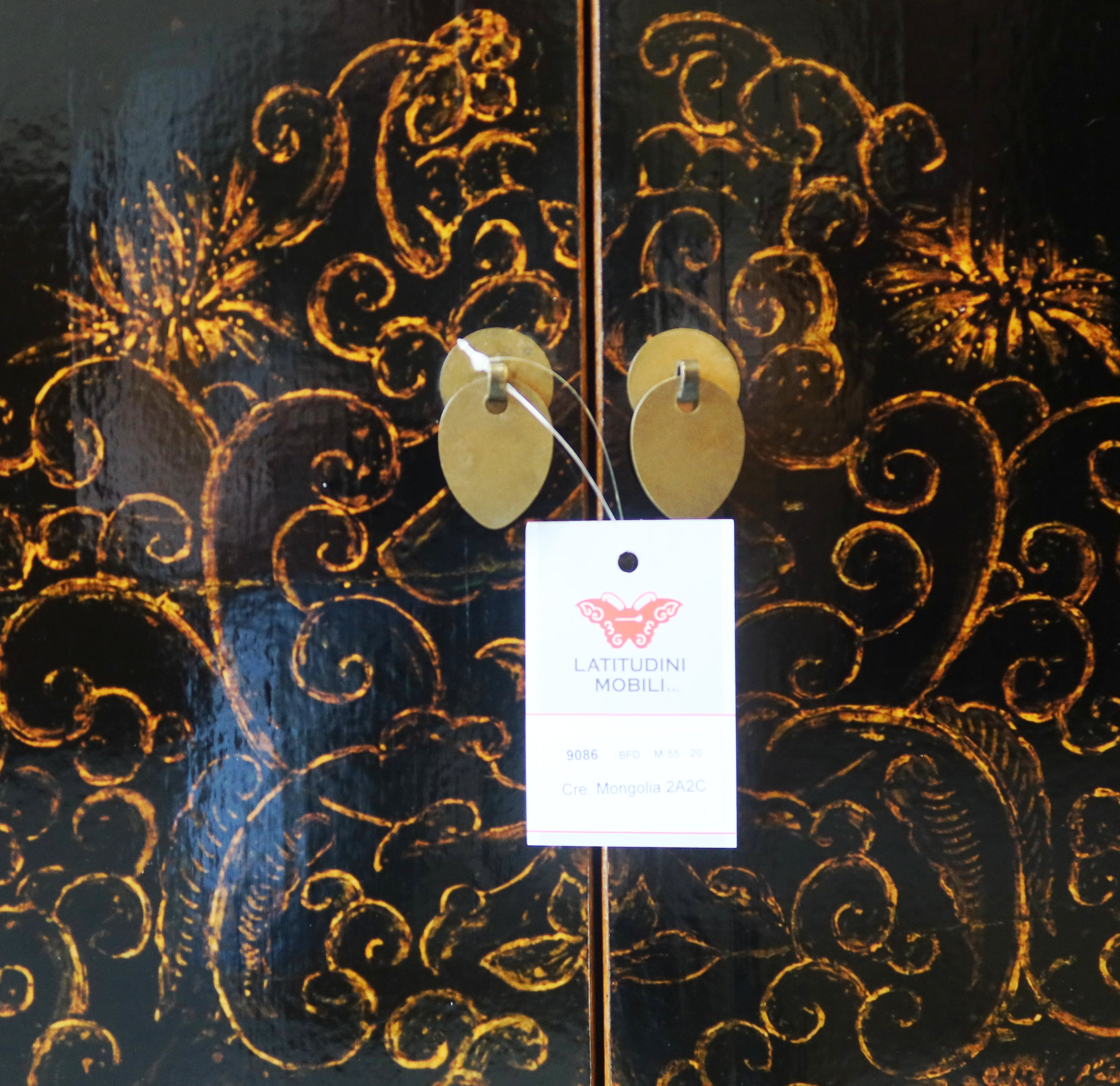 CREDENZA MONGOLIA LACCA DECORATA