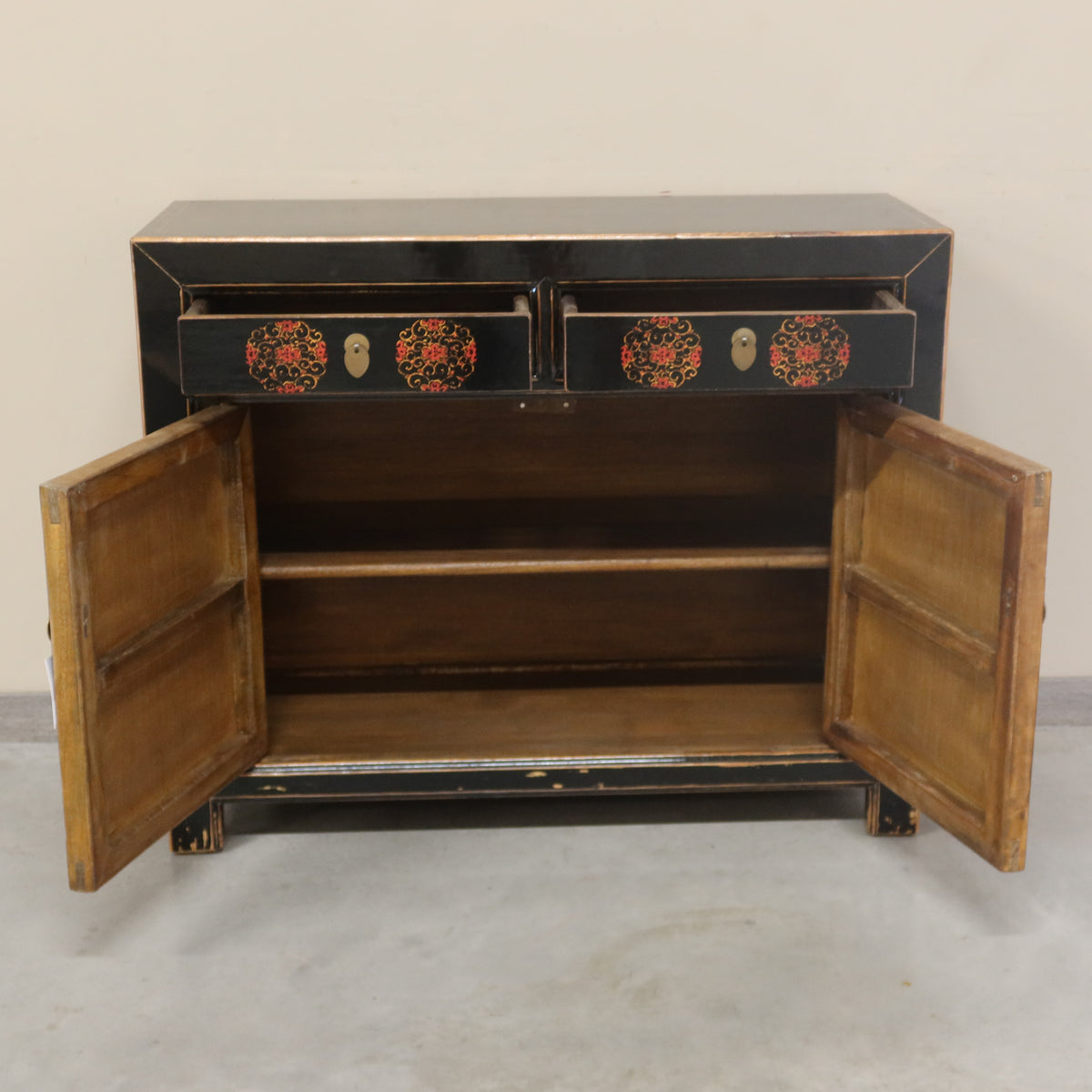 CREDENZA MONGOLIA LACCA DECORATA