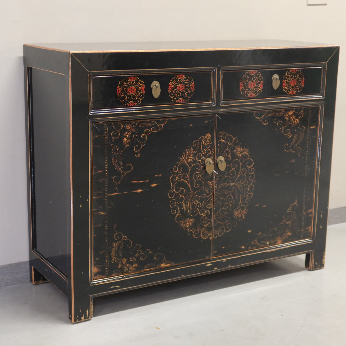 CREDENZA MONGOLIA LACCA DECORATA
