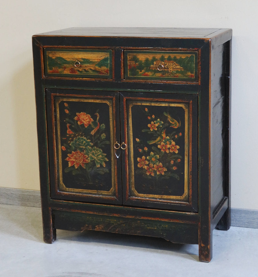 CREDENZINO MONGOLIA DECORATO