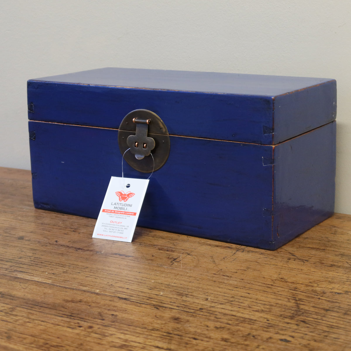 BAULETTO CINESE LACCA BLU