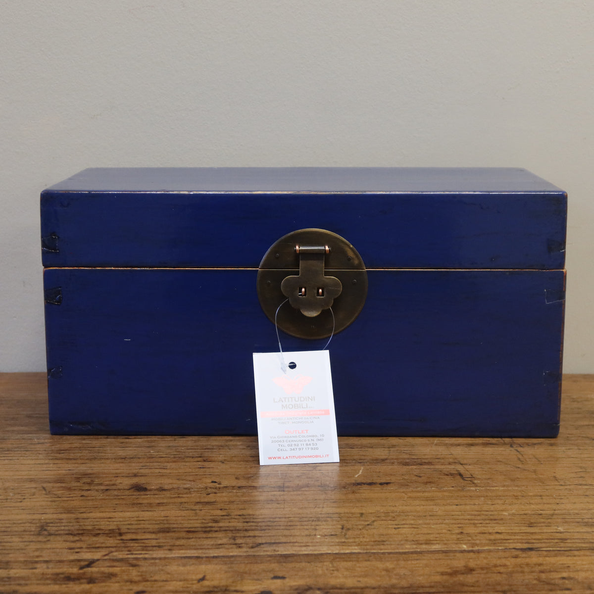 BAULETTO CINESE LACCA BLU