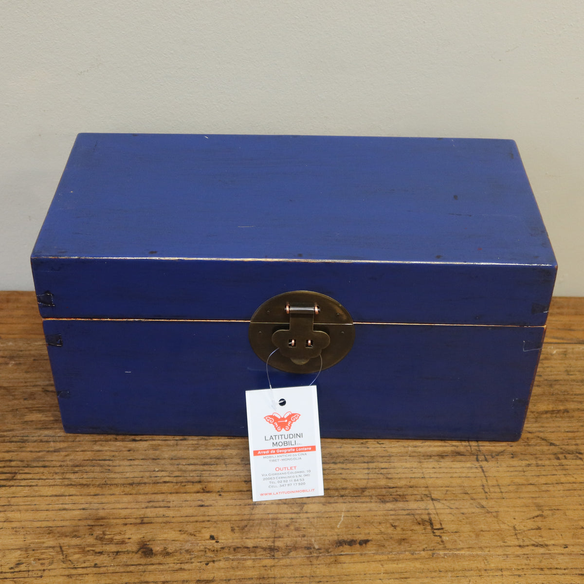 BAULETTO CINESE LACCA BLU