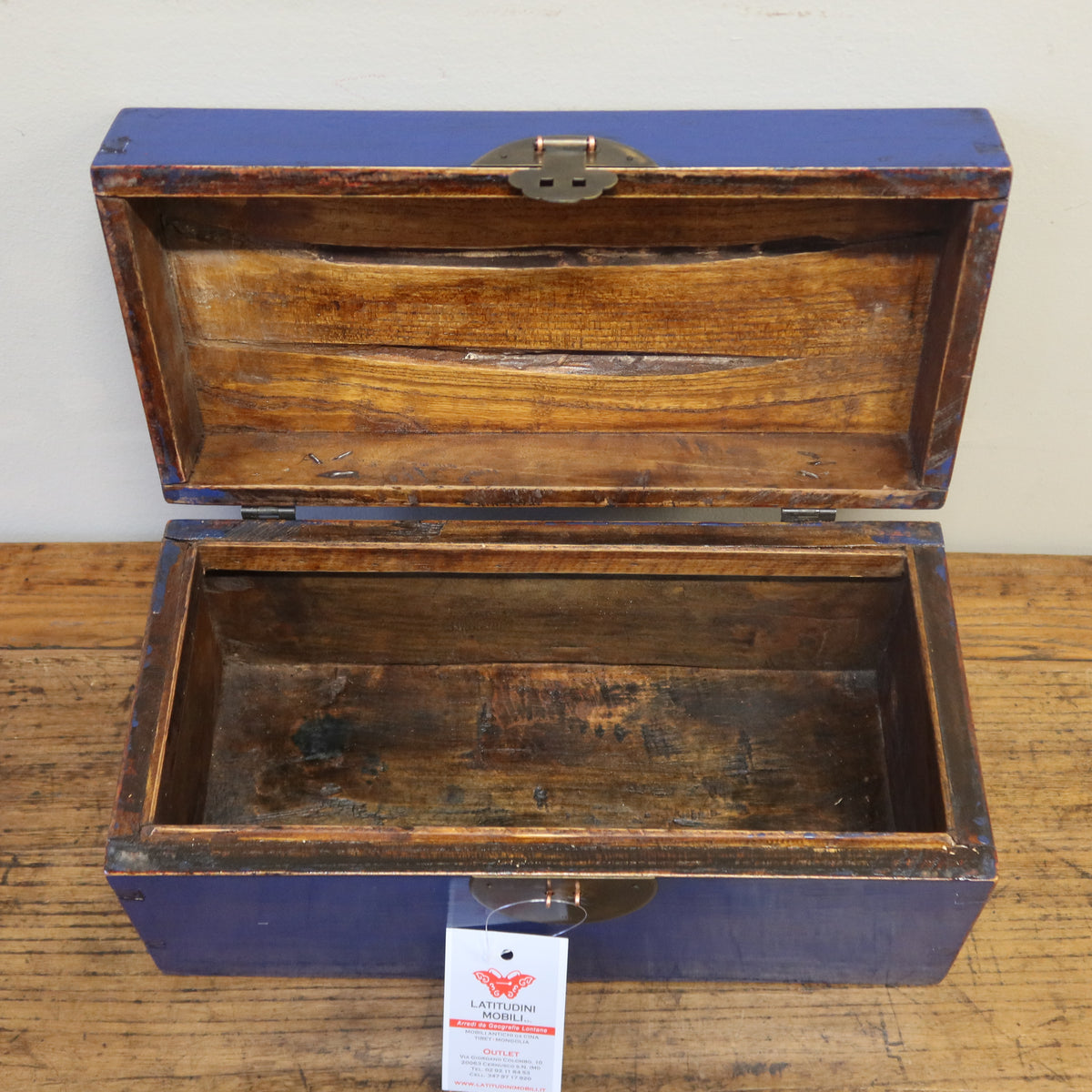 BAULETTO CINESE LACCA BLU