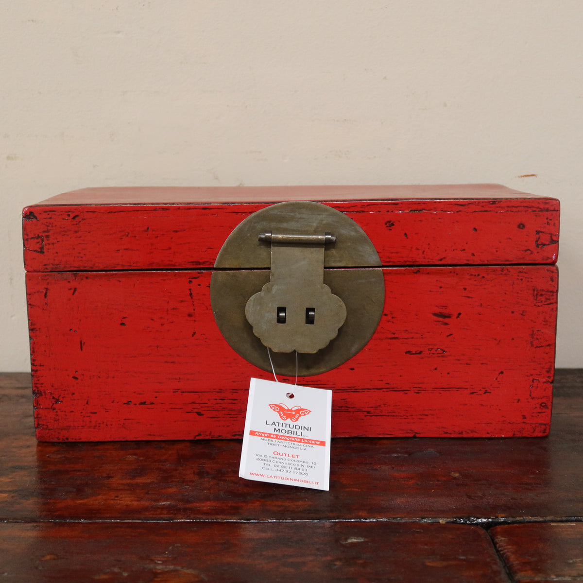 BAULETTO CINESE LACCA ROSSA