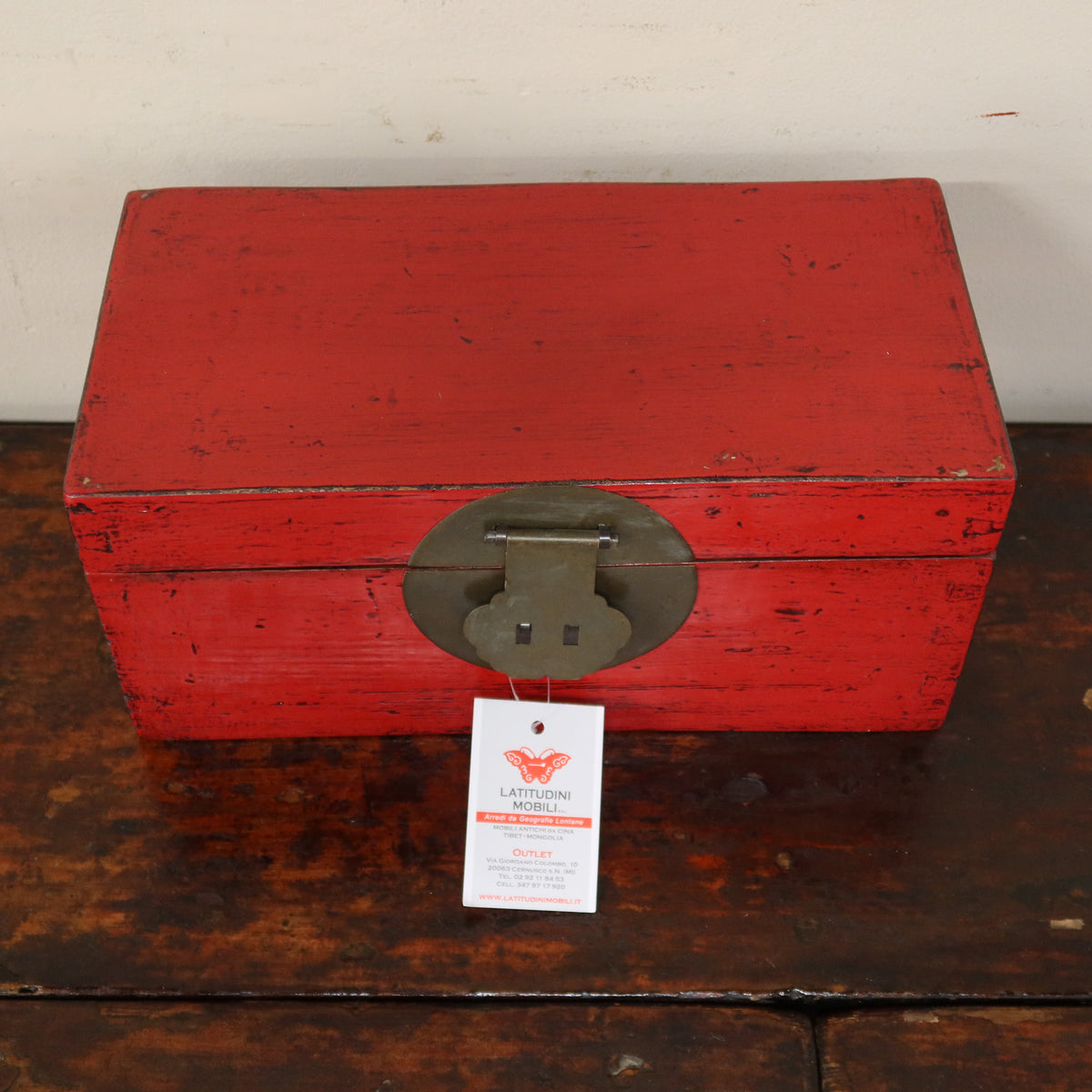 BAULETTO CINESE LACCA ROSSA