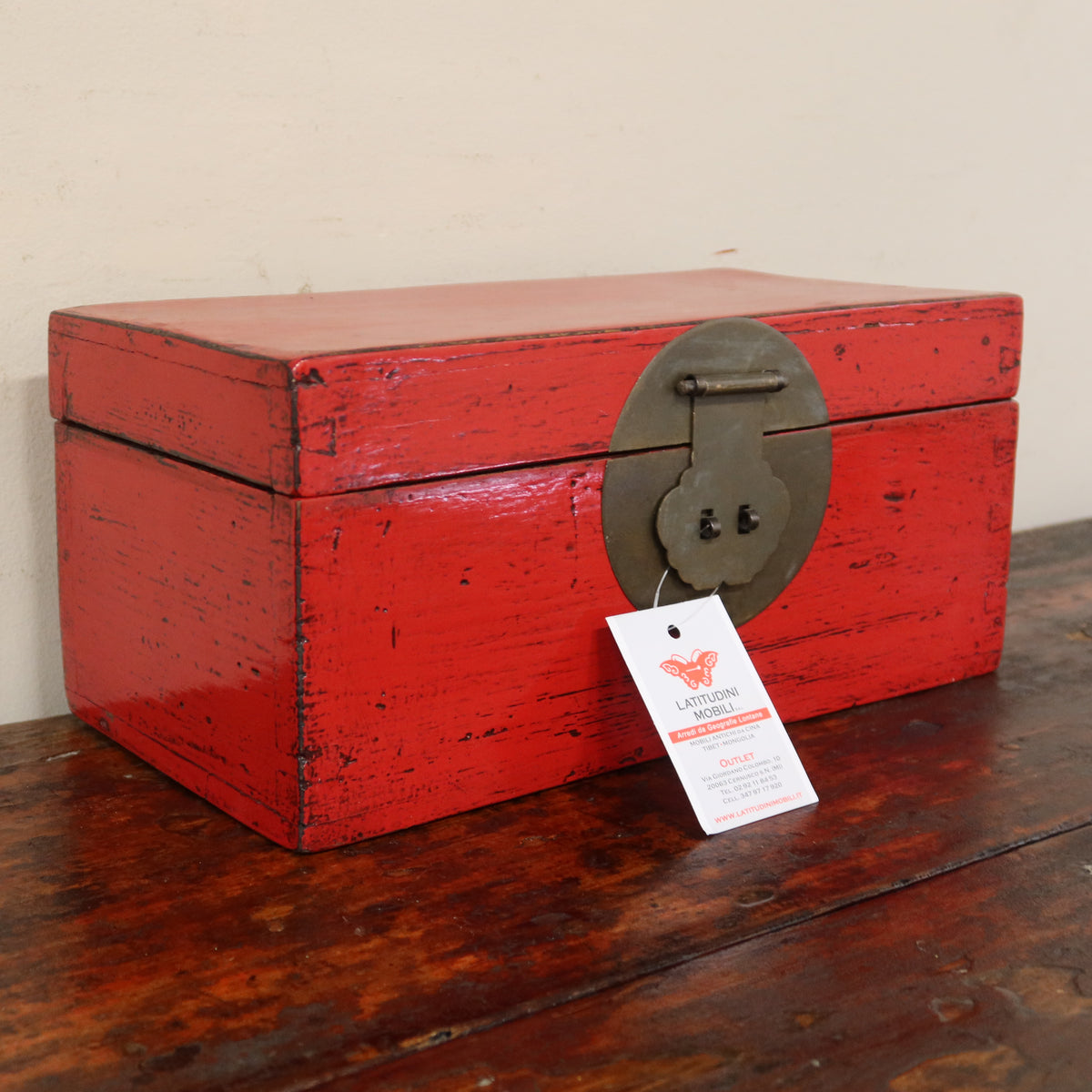 BAULETTO CINESE LACCA ROSSA