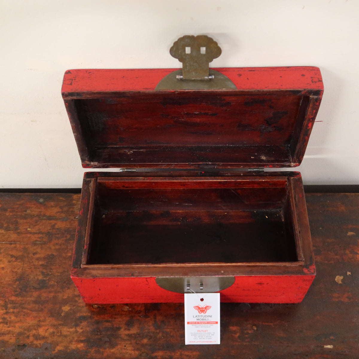 BAULETTO CINESE LACCA ROSSA