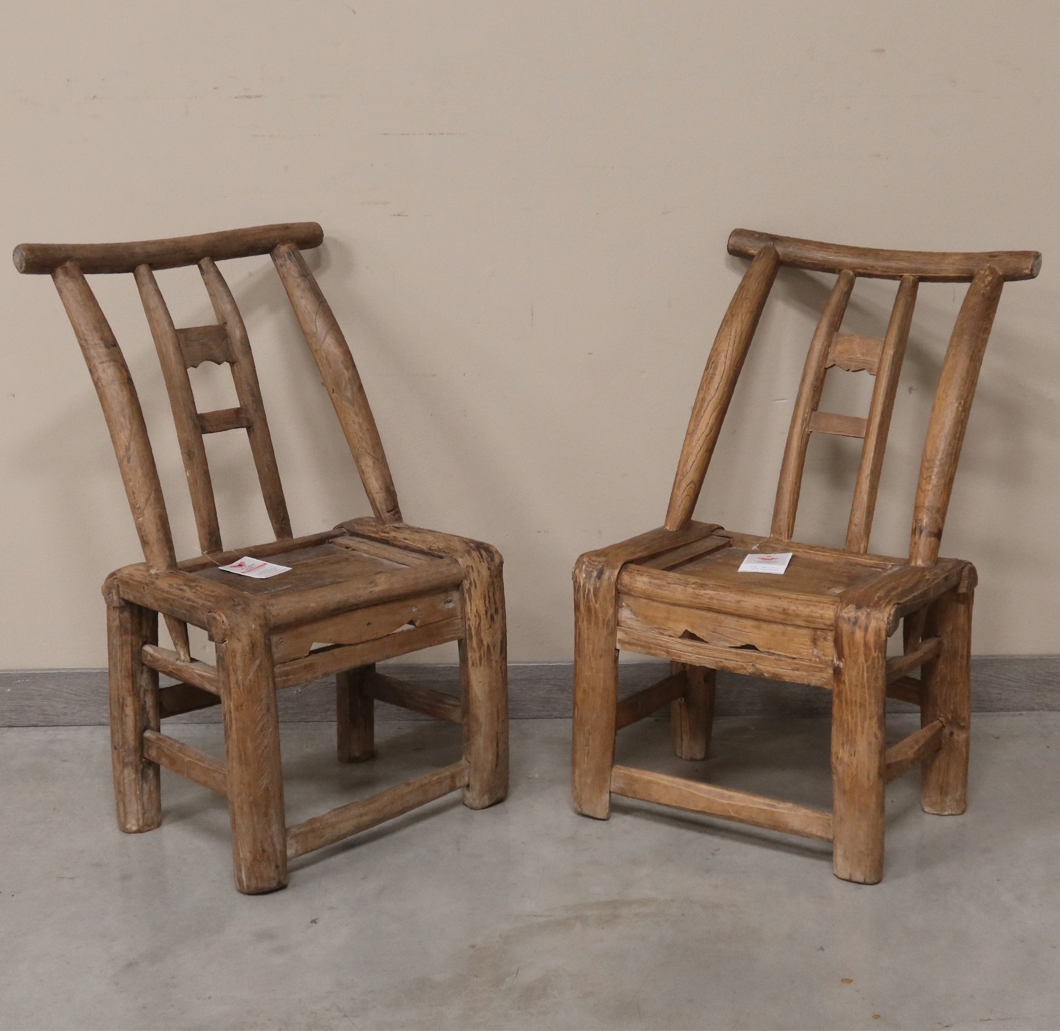 BASSE SEGGIOLINE DEL FUJIAN IN OLMO