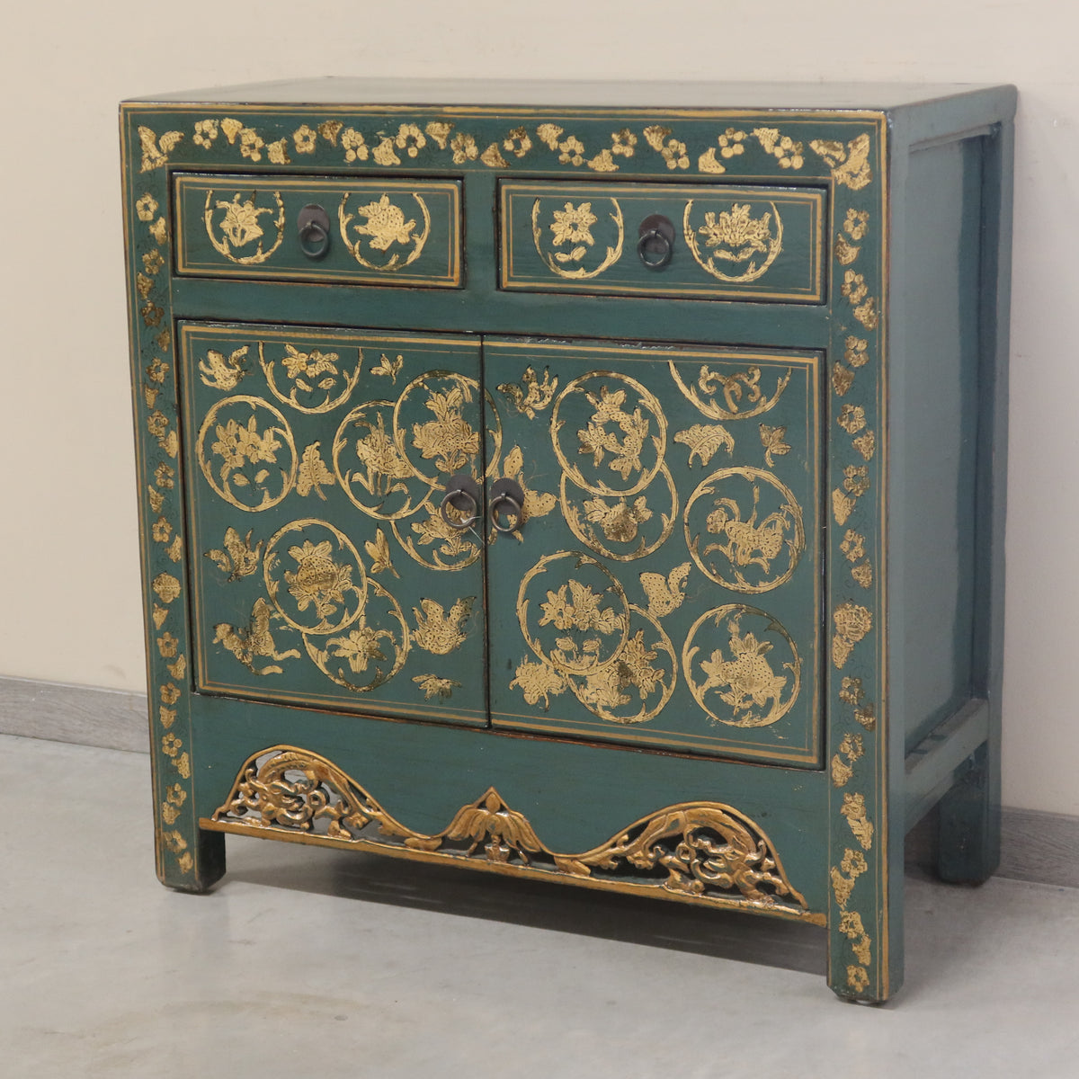CREDENZINO CINESE DELLO SHANXI DECORATO