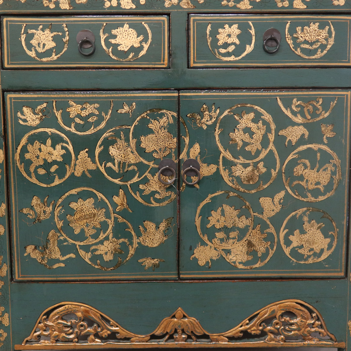 CREDENZINO CINESE DELLO SHANXI DECORATO