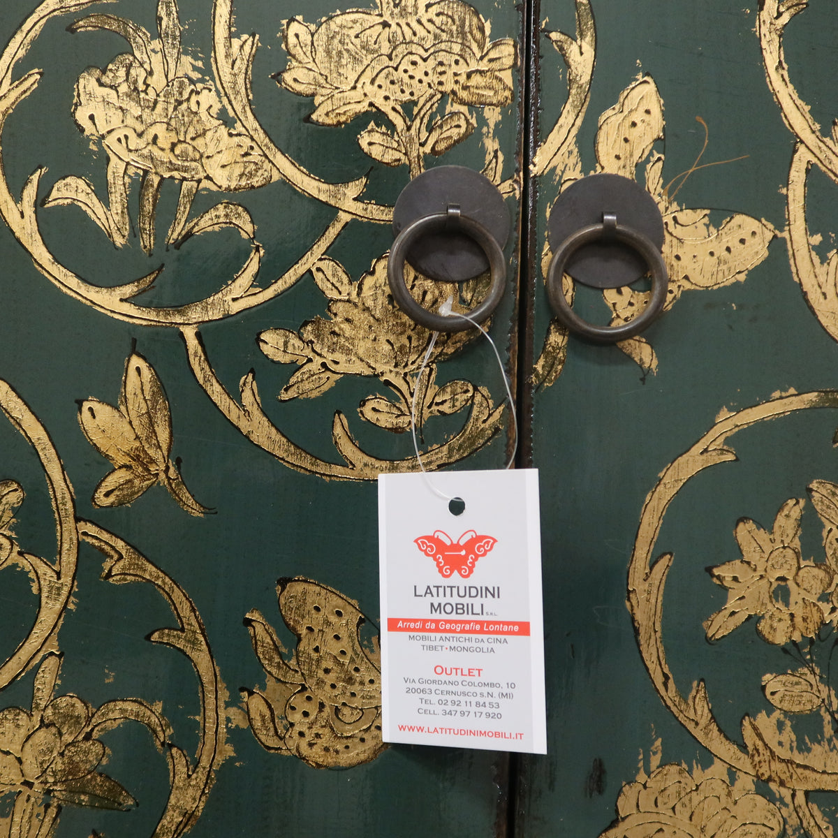 CREDENZINO CINESE DELLO SHANXI DECORATO