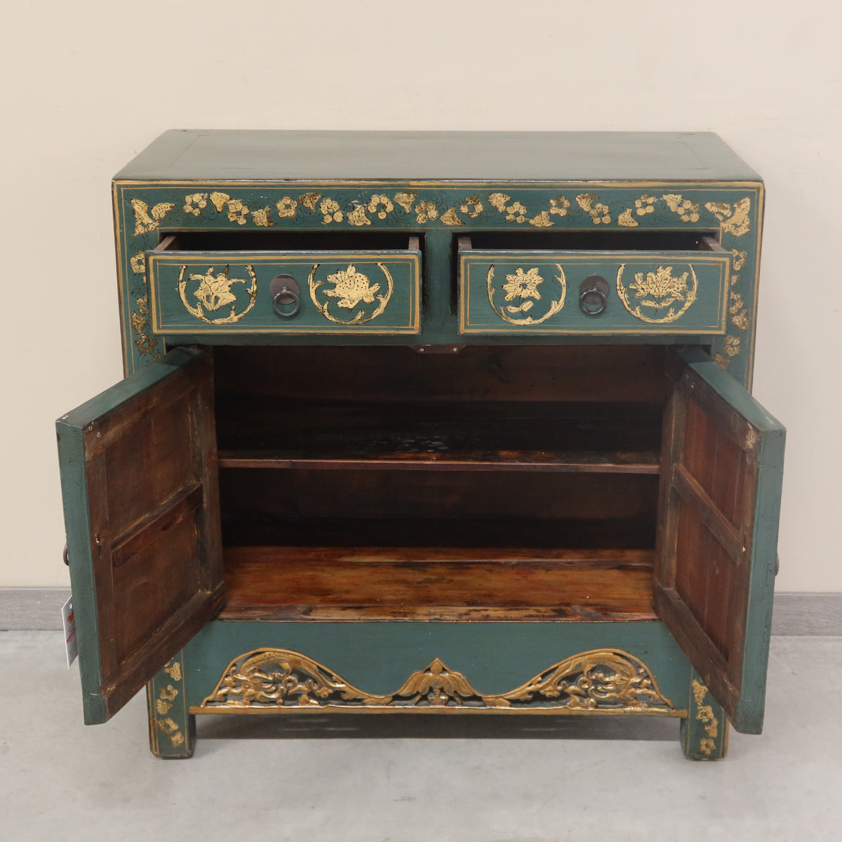 CREDENZINO CINESE DELLO SHANXI DECORATO